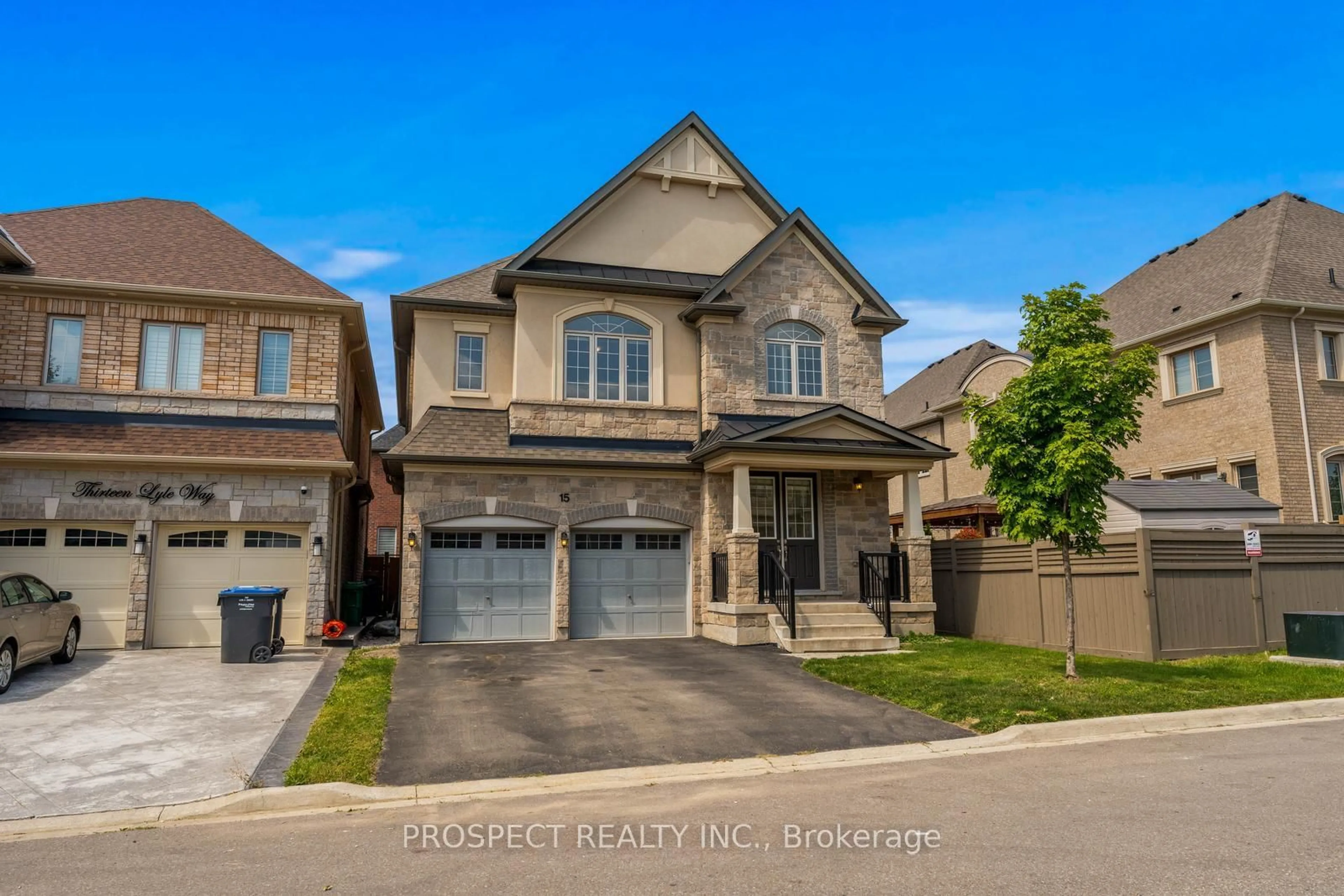 Home with brick exterior material, street for 15 Lyle Way, Brampton Ontario L6X 5P8