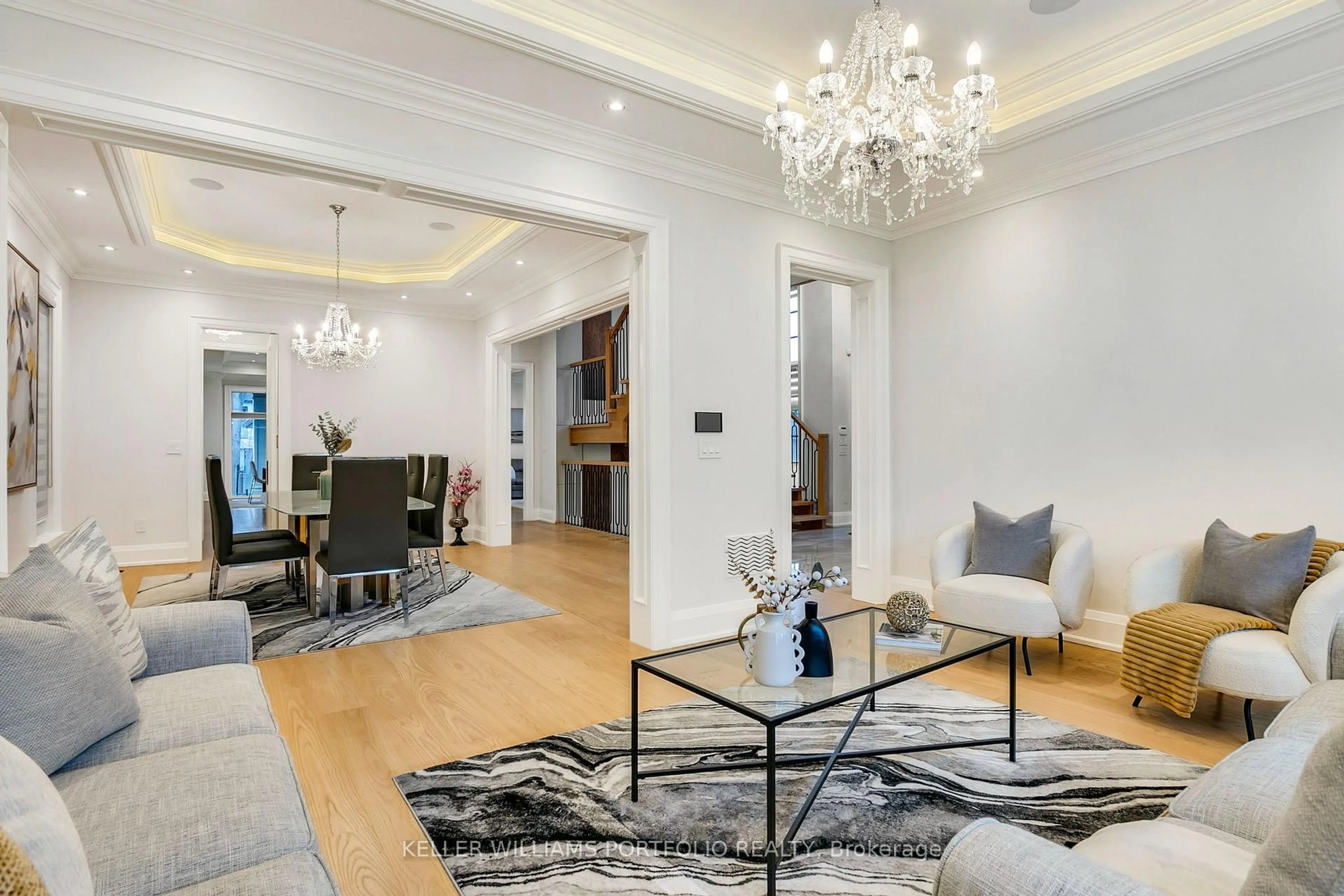 Living room with furniture, unknown for 1 Oregon Tr, Toronto Ontario M9B 1P4