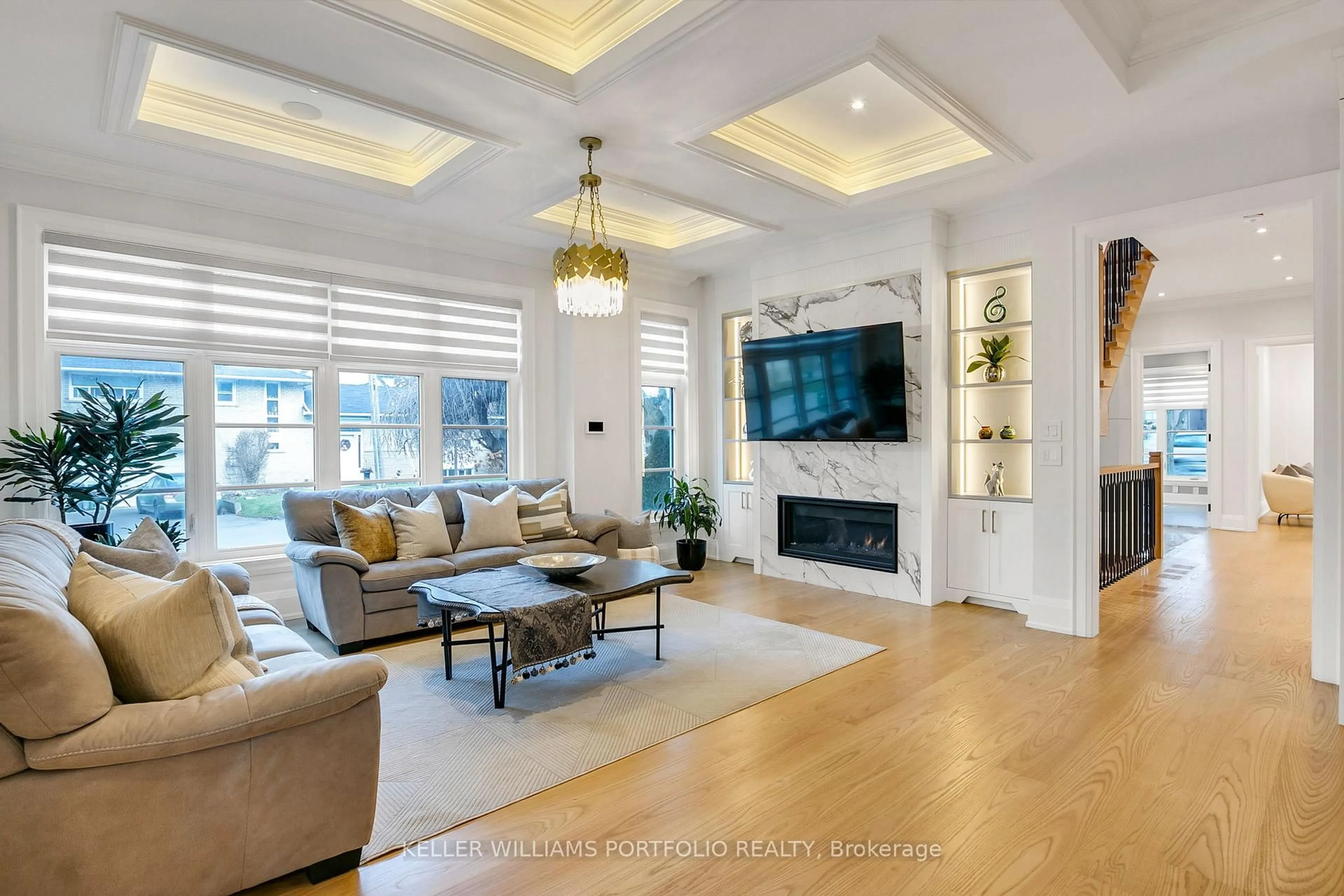 Living room with furniture, unknown for 1 Oregon Tr, Toronto Ontario M9B 1P4