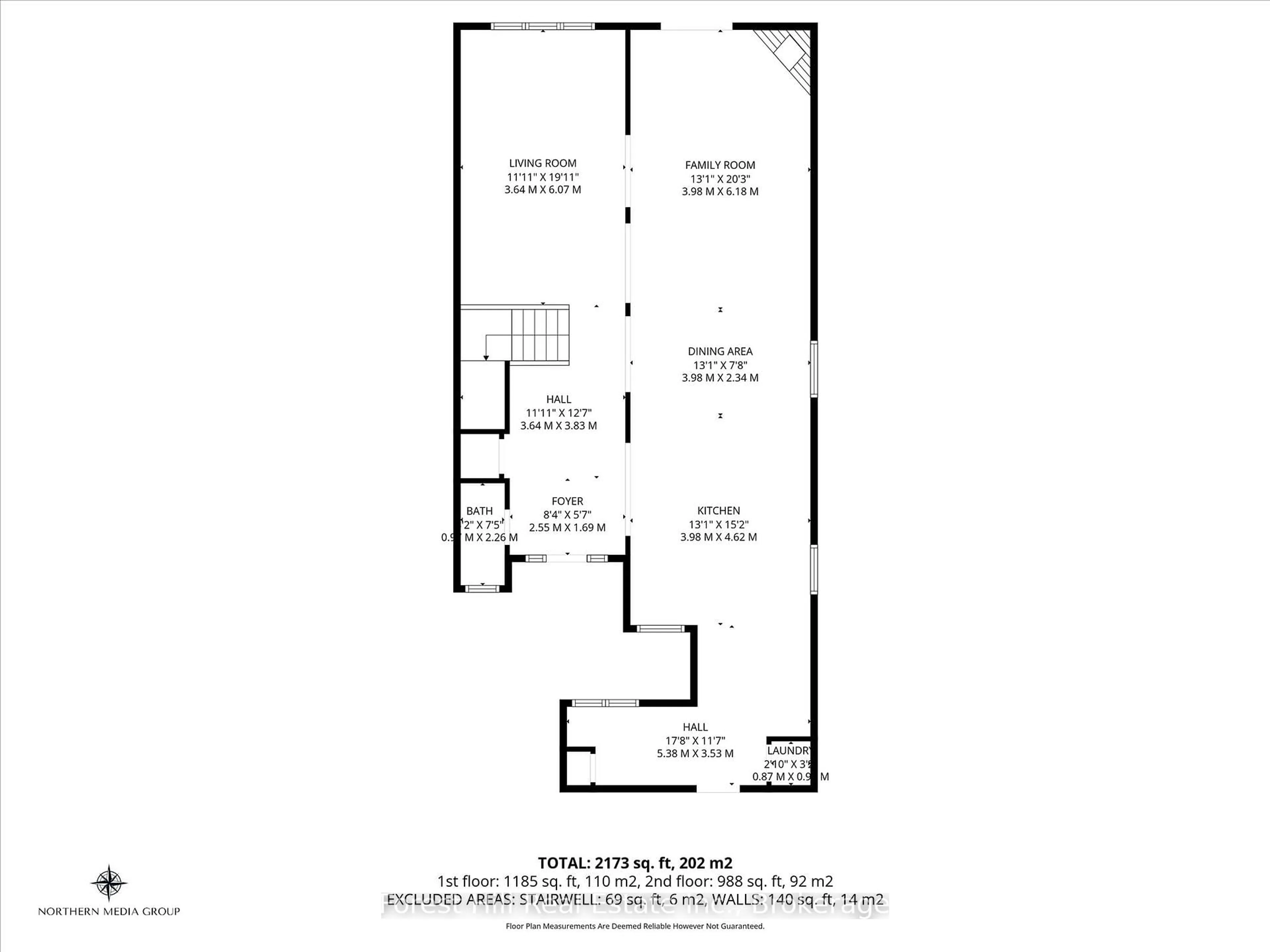 Floor plan for 2006 Brant St, Burlington Ontario L7P 3A6