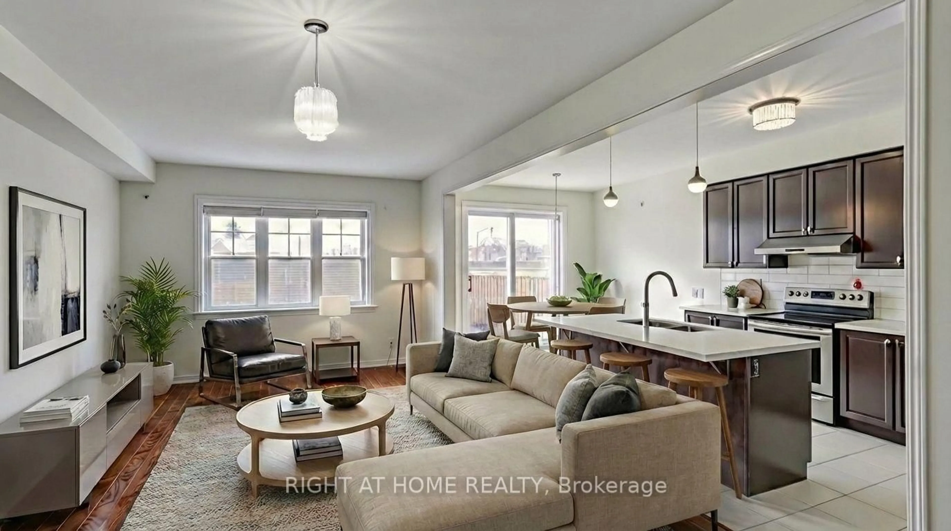 Living room with furniture, unknown for 8 Callandar Rd, Brampton Ontario L7Z 4V1