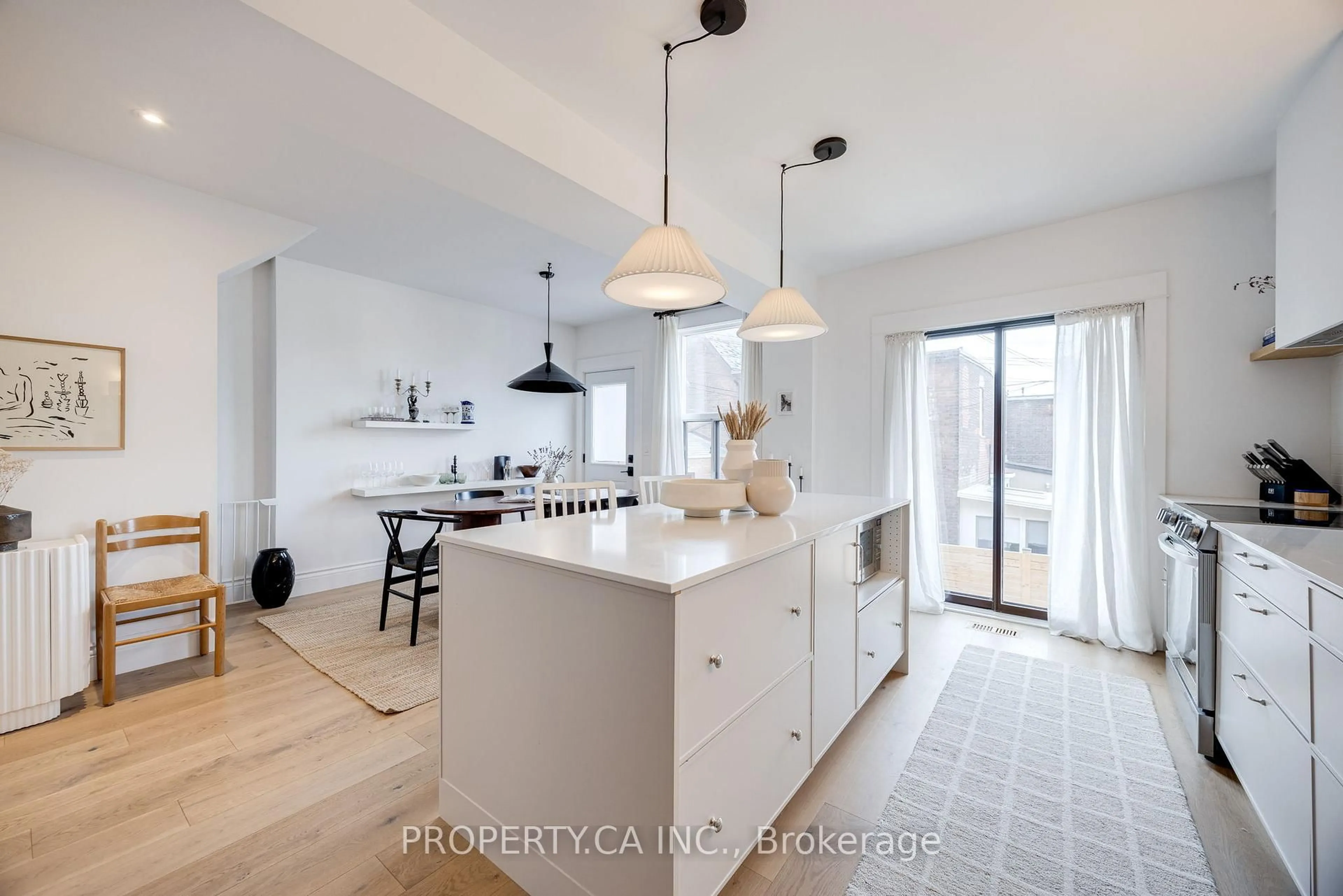 Contemporary kitchen, ceramic/tile floor for 1287 Davenport Rd, Toronto Ontario M6H 2H3
