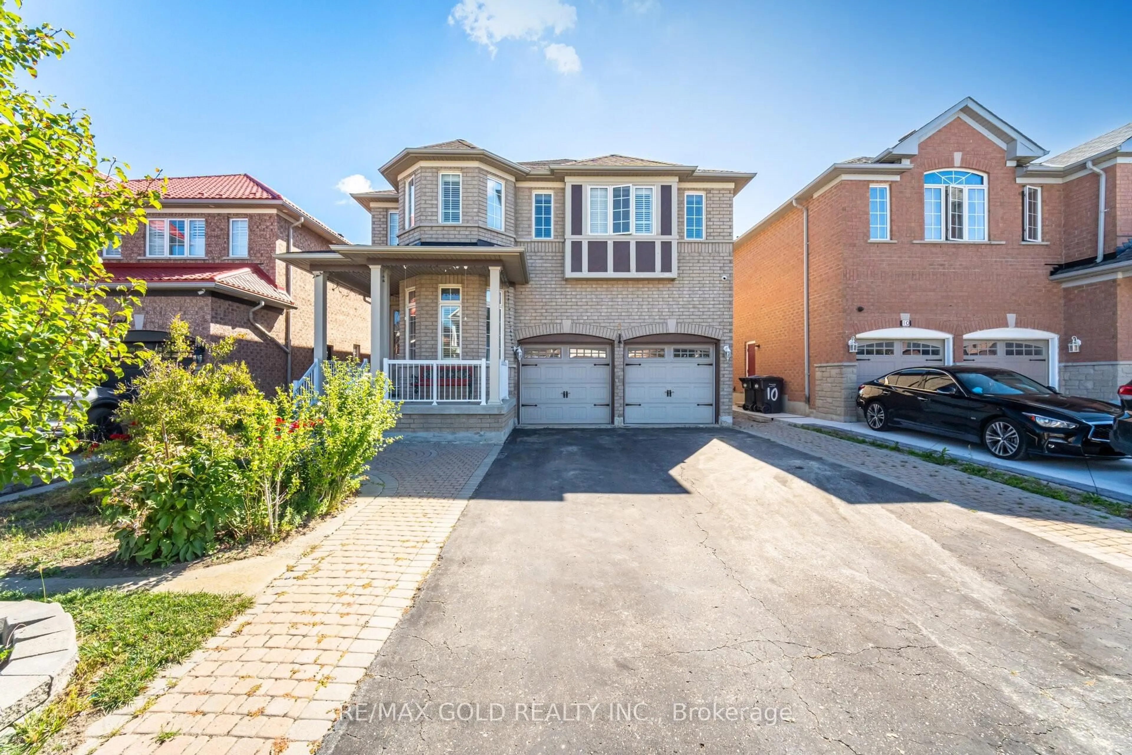 Home with brick exterior material, street for 8 Goreridge Cres, Brampton Ontario L6P 1P2