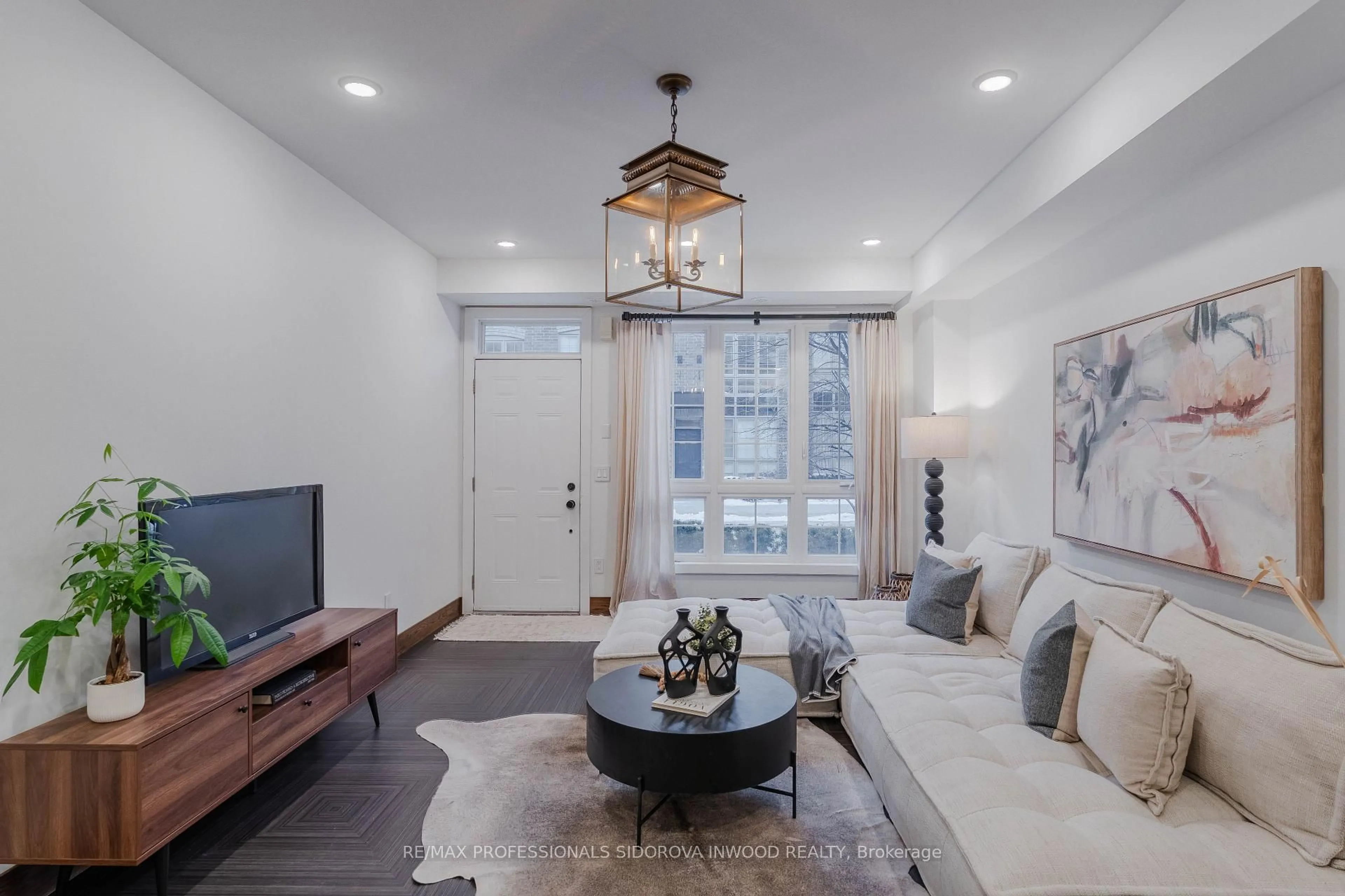 Living room with furniture, unknown for 3 Elsie Lane #30, Toronto Ontario M6P 0B8