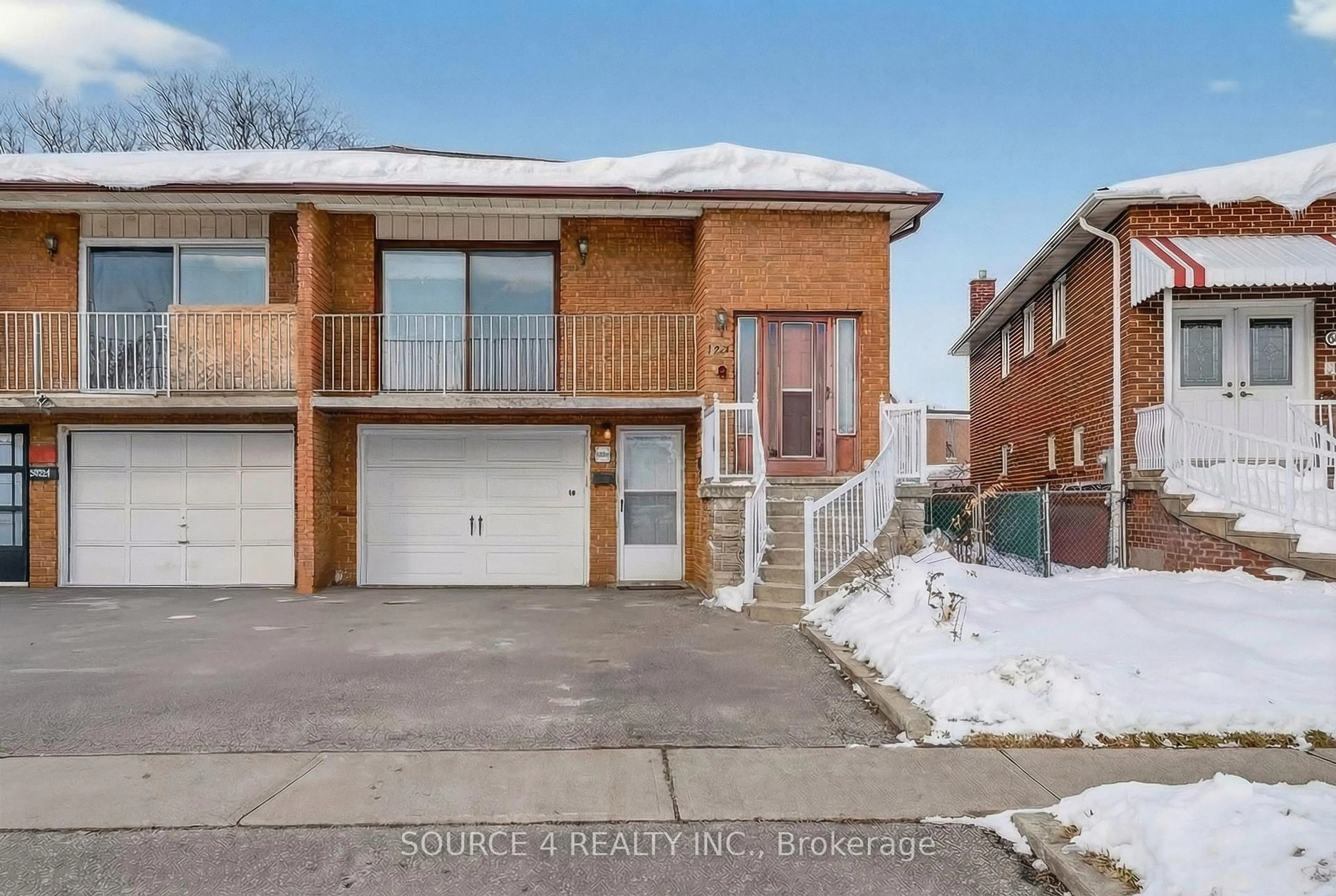 Home with brick exterior material, street for 122 Dolores Rd, Toronto Ontario M3L 2K8