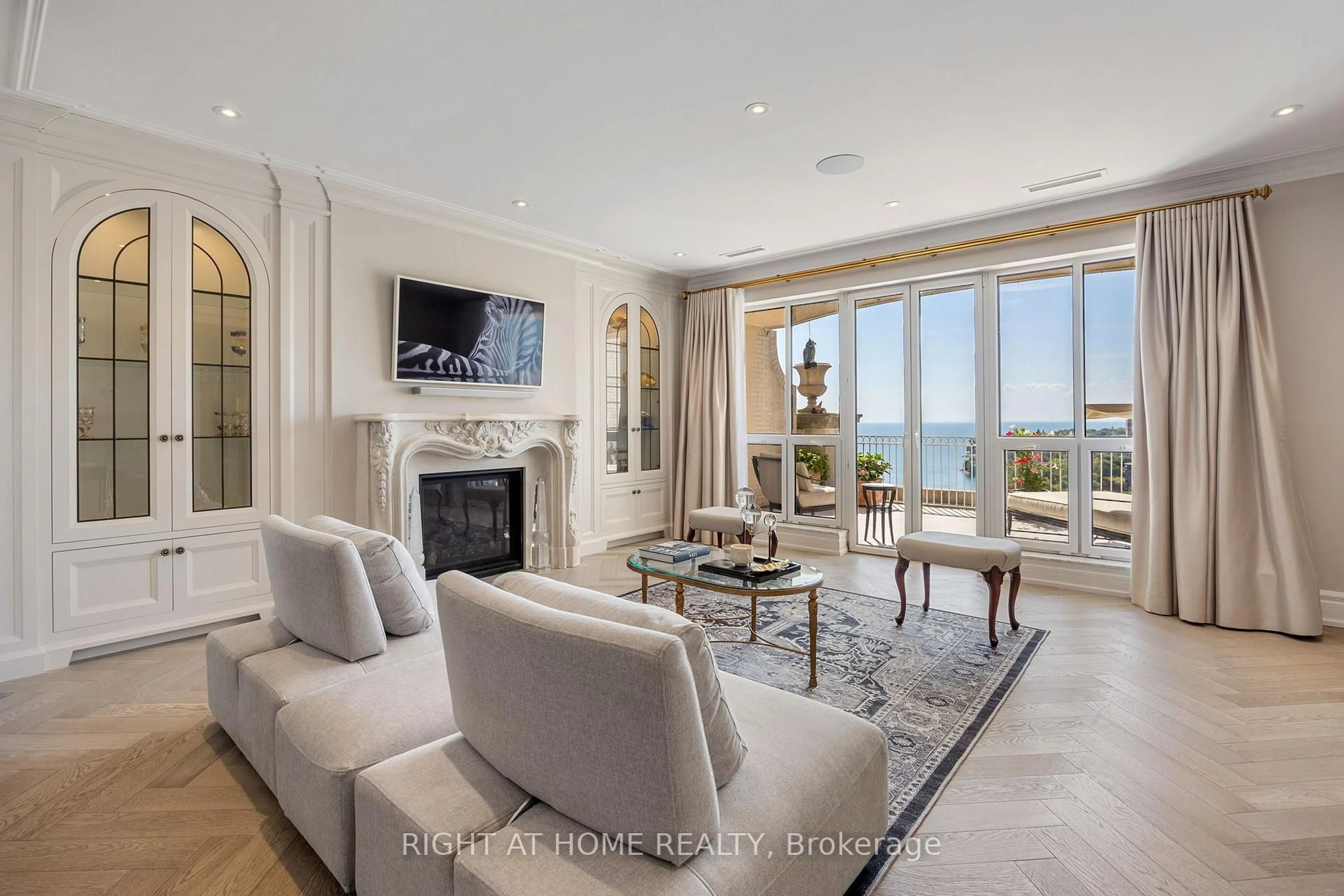 Living room with furniture, unknown for 2287 Lake Shore Blvd #Ph1501, Toronto Ontario M8V 3Y1