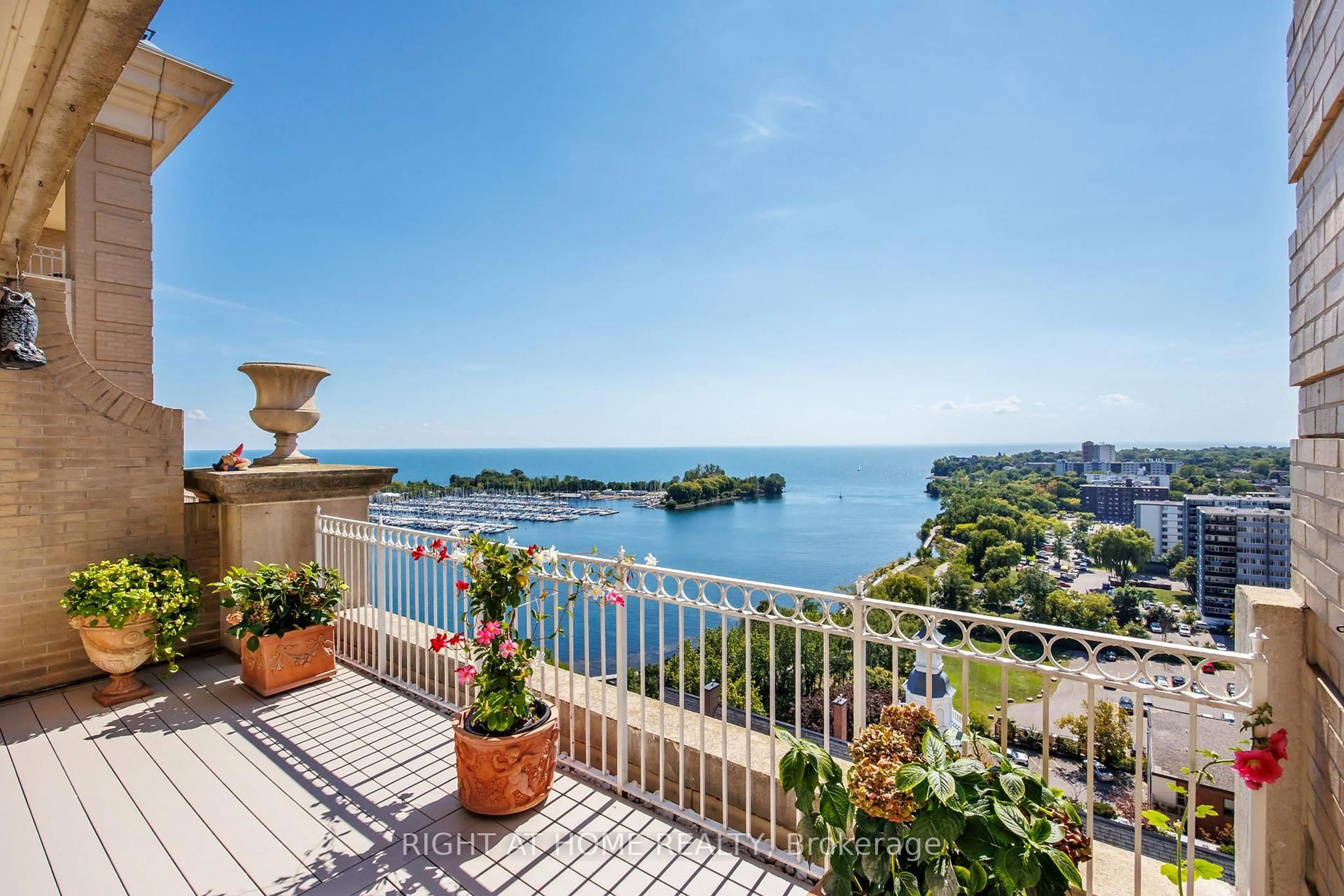 Balcony in the apartment, water/lake/river/ocean view for 2287 Lake Shore Blvd #Ph1501, Toronto Ontario M8V 3Y1