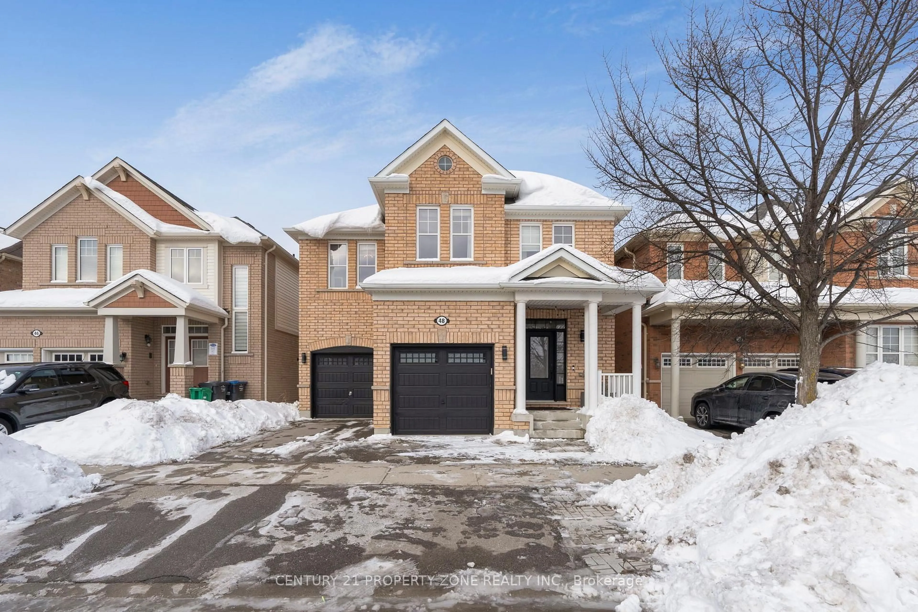 Home with brick exterior material, street for 48 Gibbs Rd, Brampton Ontario L7A 0Y5
