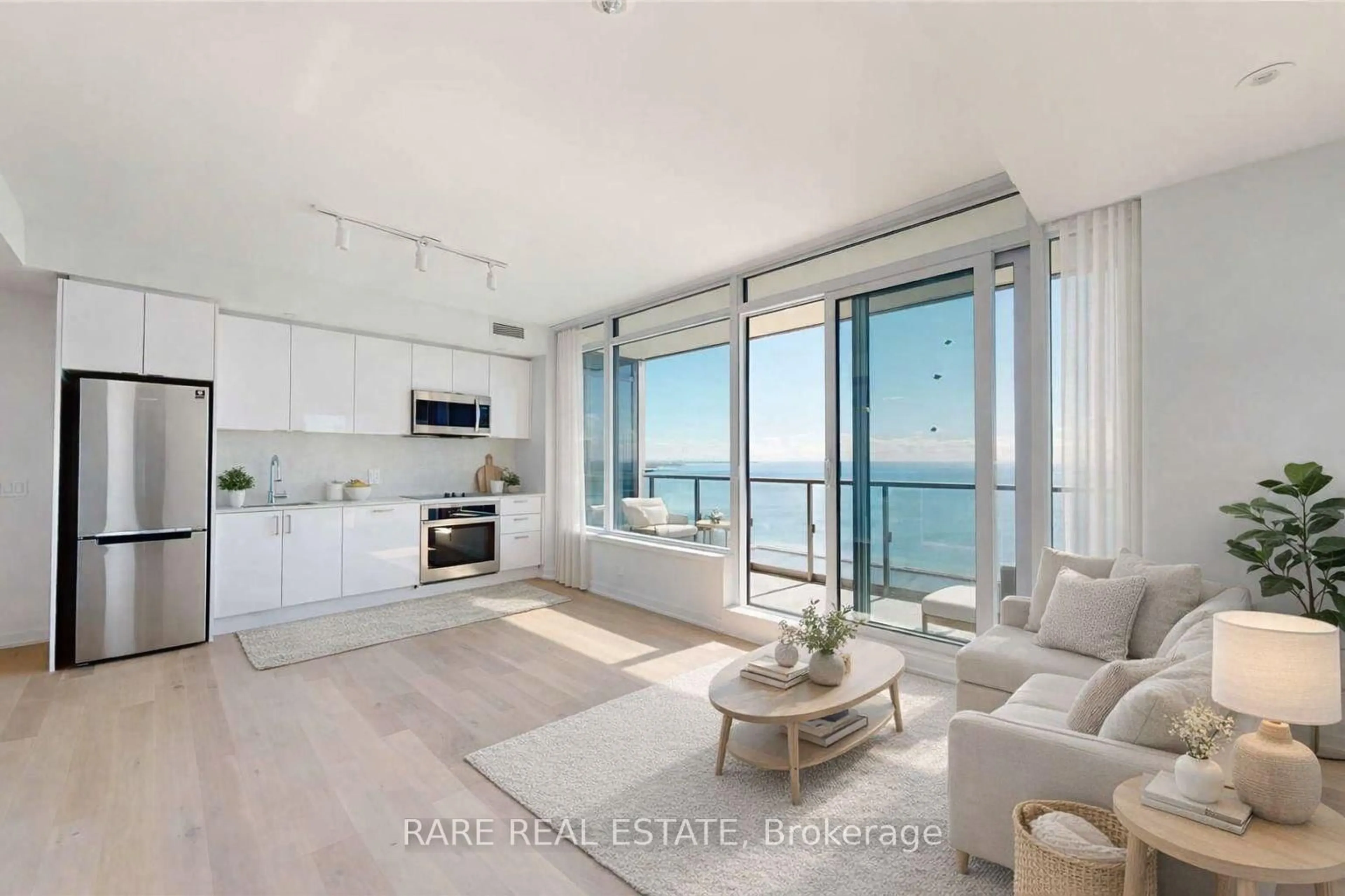 Living room with furniture, unknown for 1926 Lake Shore Blvd #1910, Toronto Ontario M6S 0B1