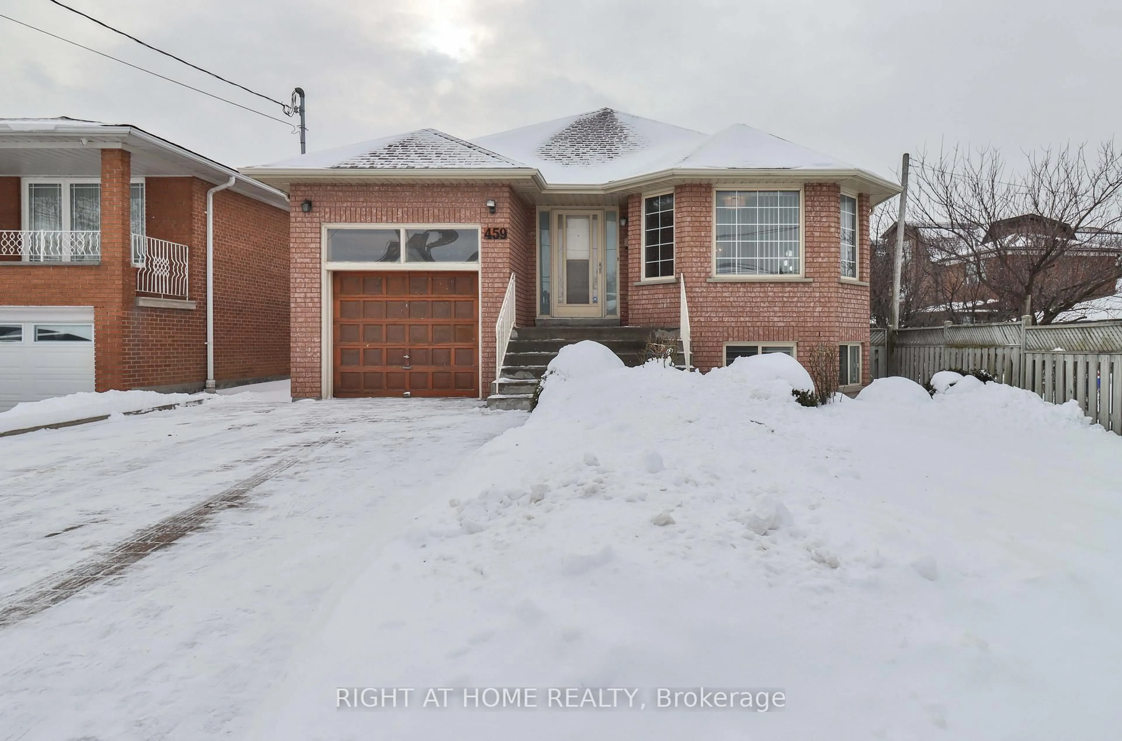 Home with brick exterior material, street for 459 Maple Leaf Dr, Toronto Ontario M6L 1R1