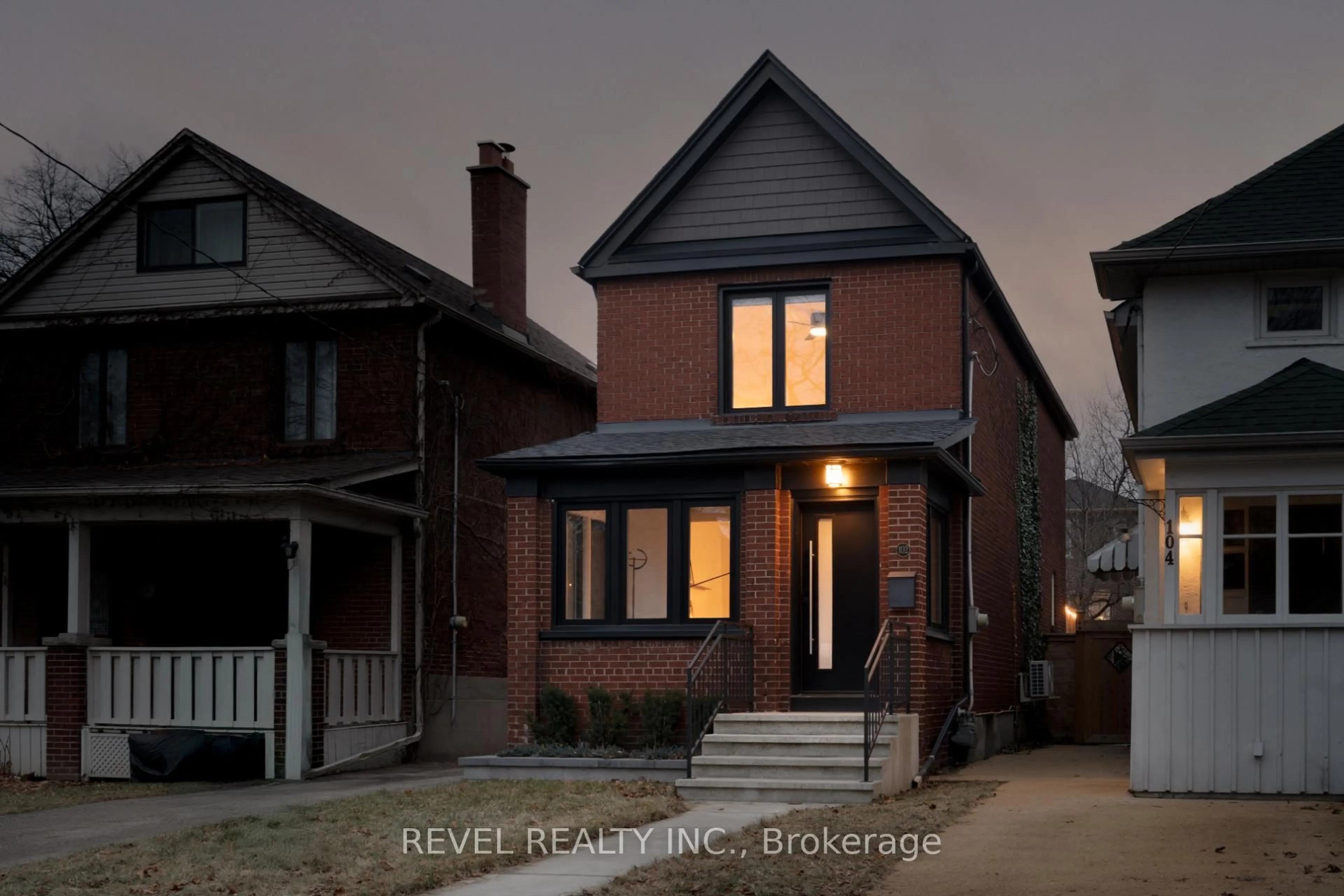 Home with brick exterior material, street for 102 Eighth St, Toronto Ontario M8V 3C4