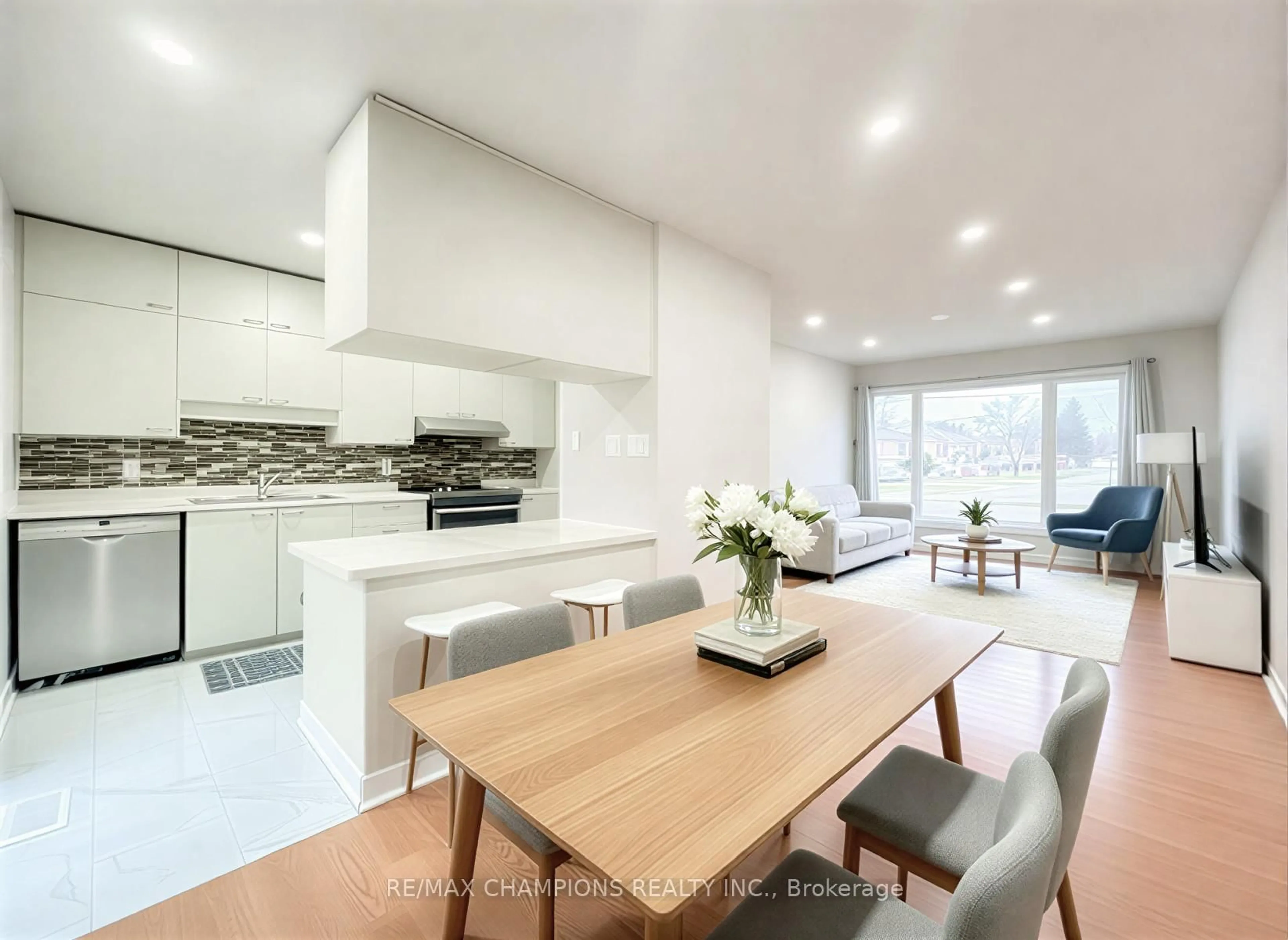 Open concept kitchen, unknown for 68 Nanwood Dr, Brampton Ontario L6W 1L9