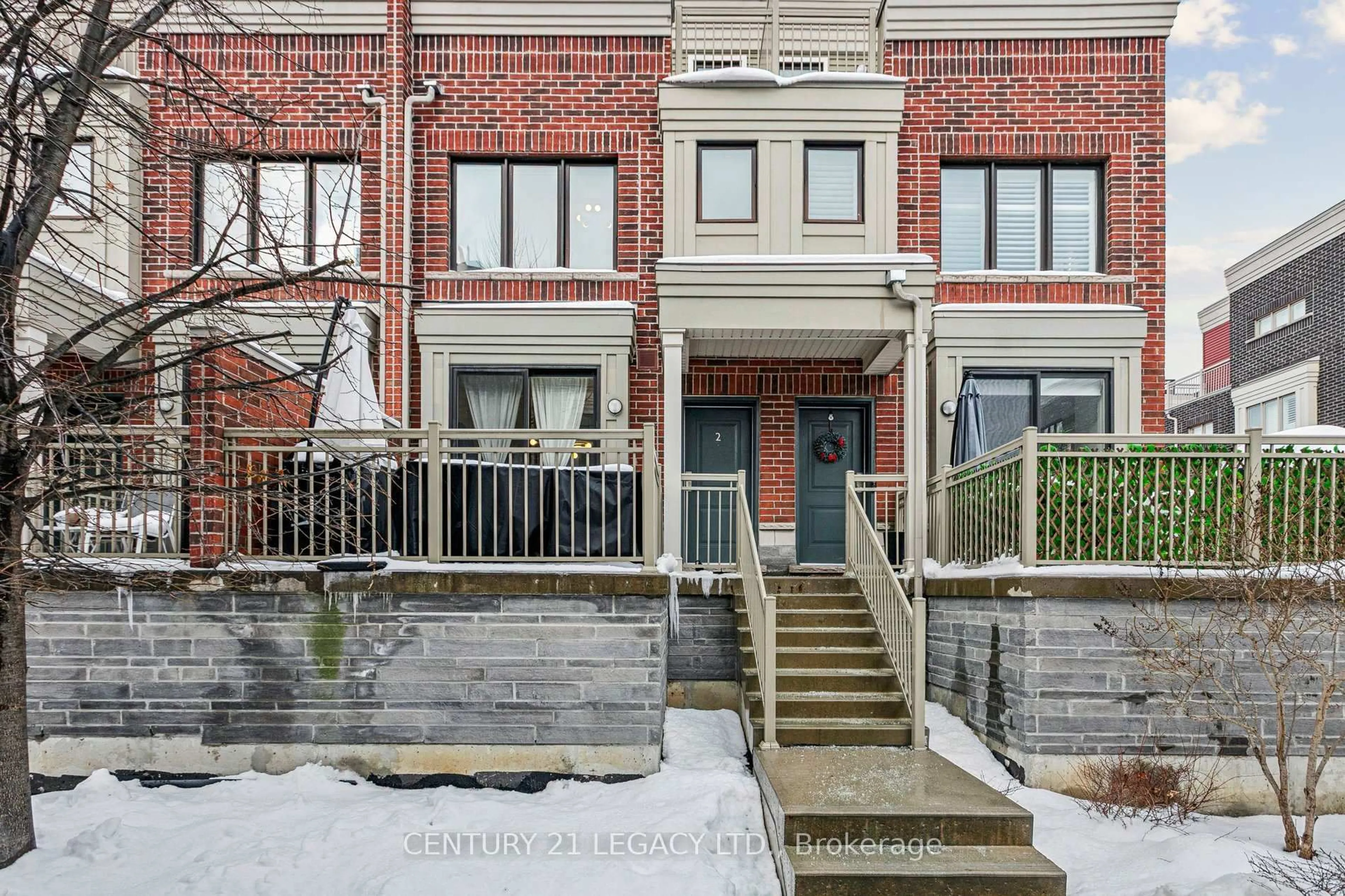 Home with brick exterior material, street for 80 Eastwood Park Gdns #2, Toronto Ontario M8W 0B2