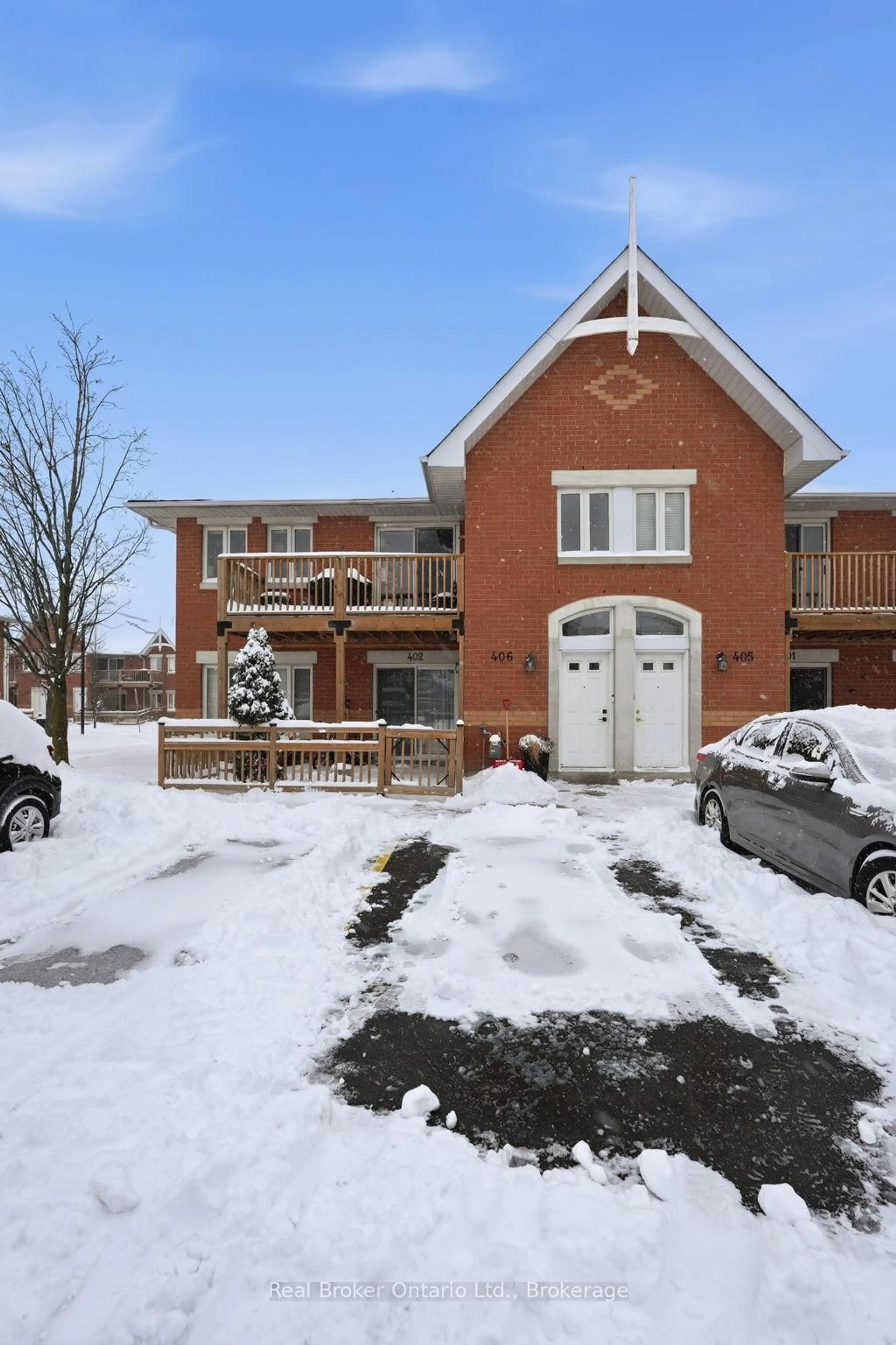 Home with brick exterior material, street for 4140 FOXWOOD Dr #406, Burlington Ontario L7M 4R4