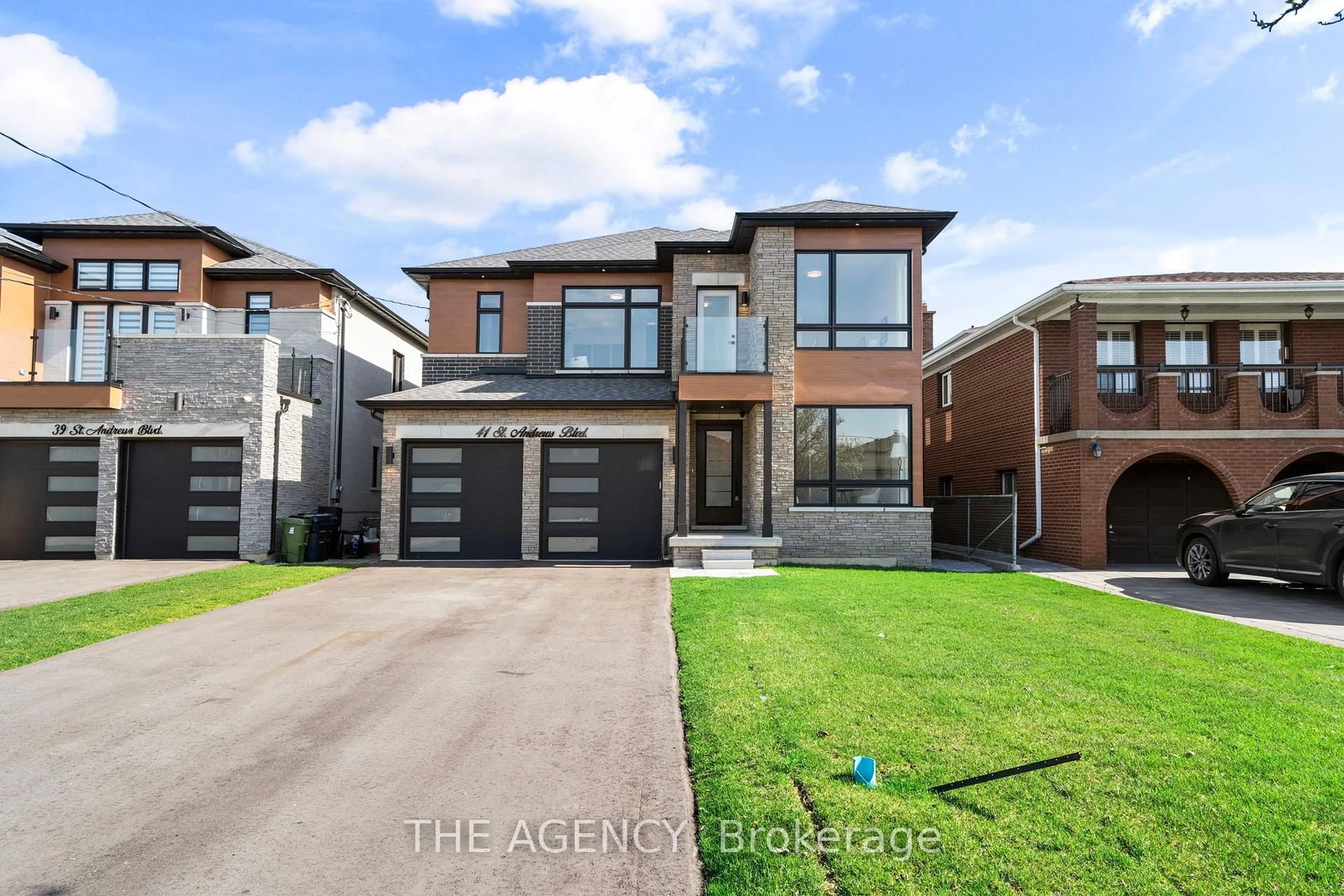 Home with brick exterior material, street for 41 St Andrews Blvd, Toronto Ontario M9R 1W2