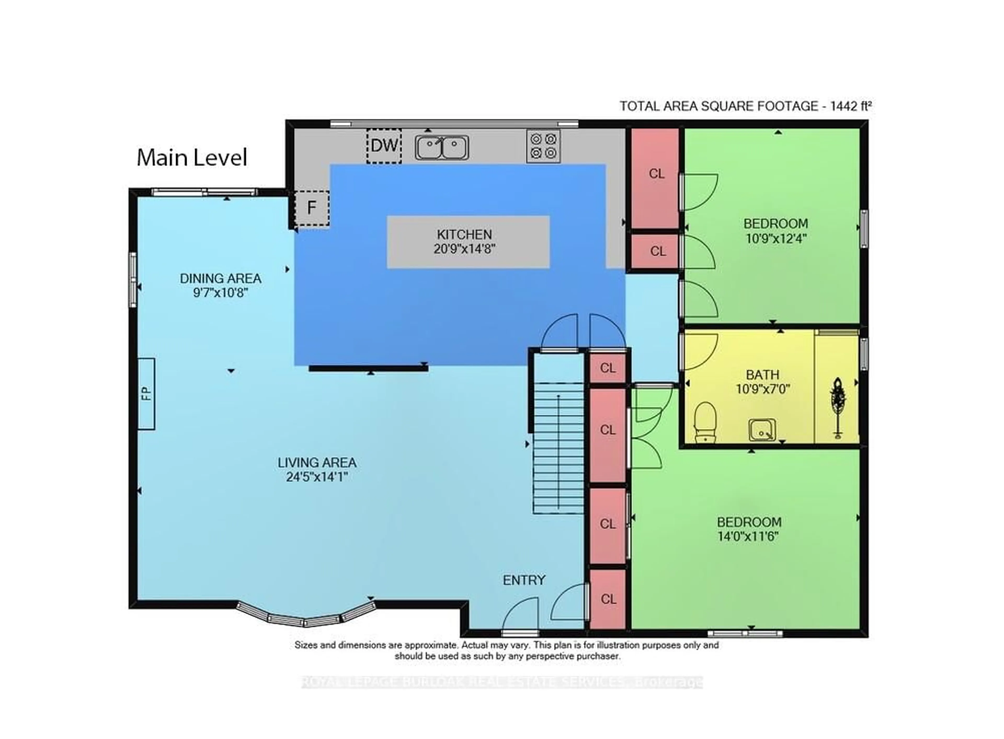 Floor plan for 912 Boothman Ave, Burlington Ontario L7T 1P4