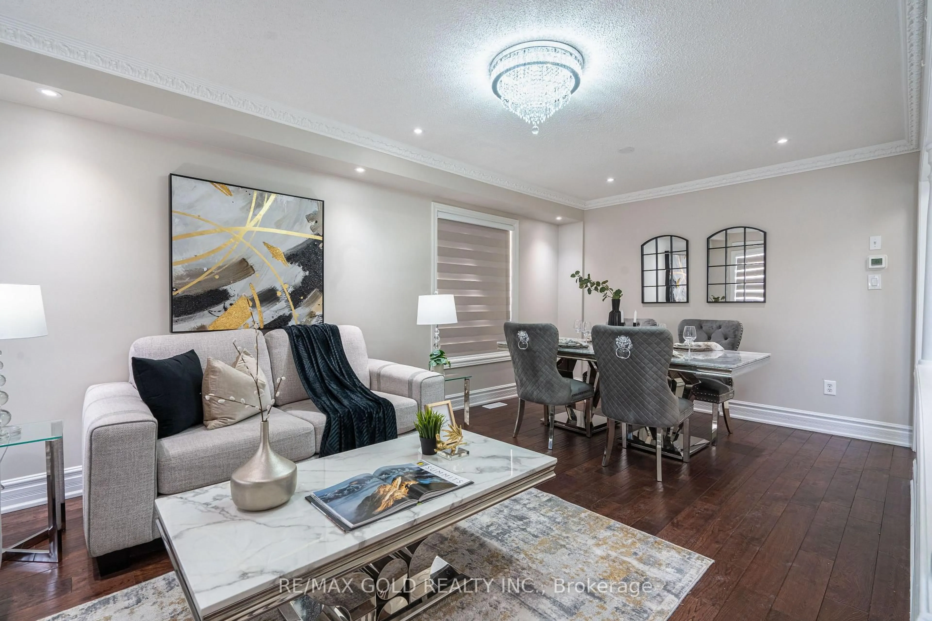 Living room with furniture, unknown for 10 Leopard Gate, Brampton Ontario L6R 2E5