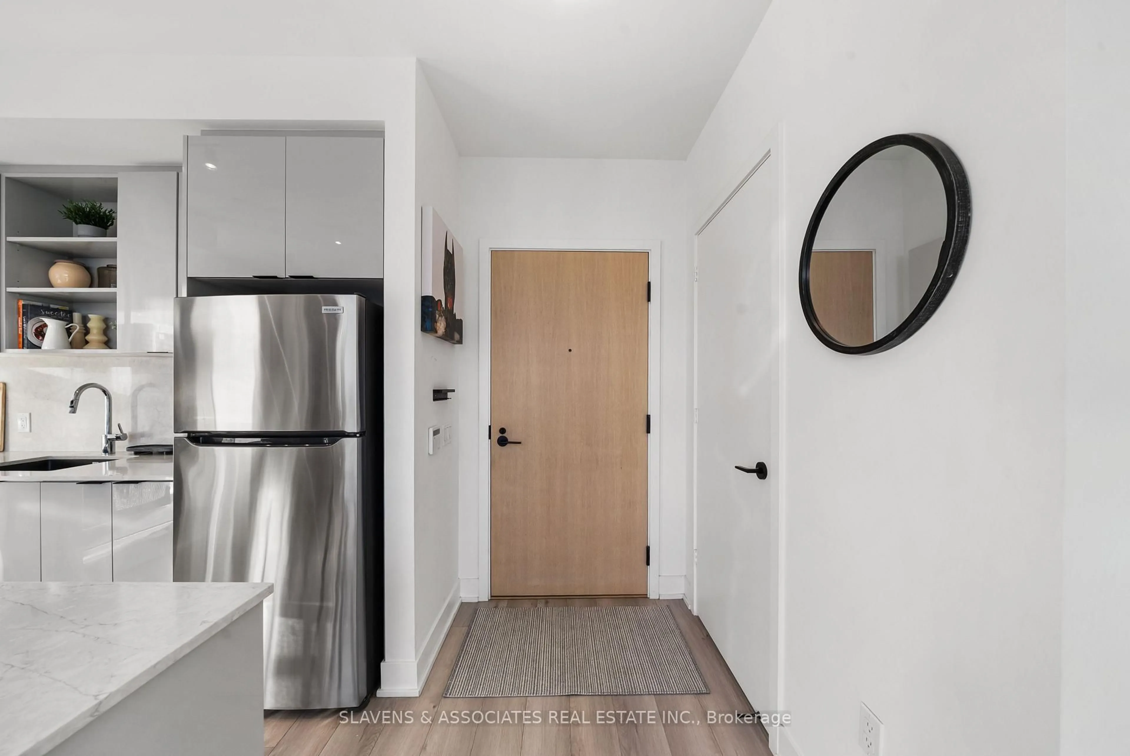 Indoor entryway for 60 George Butchart Dr #720, Toronto Ontario M3K 0E1