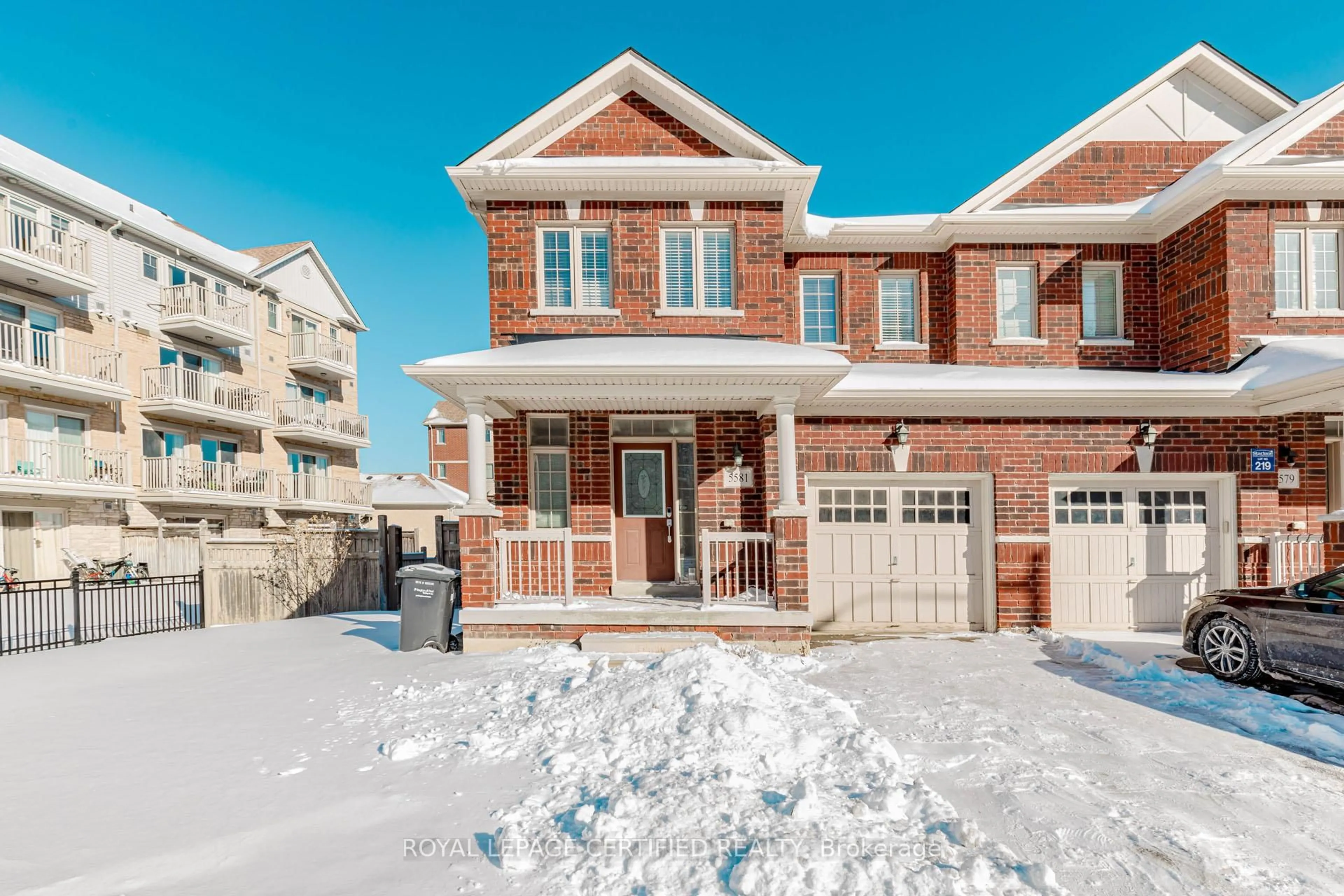 Home with brick exterior material, street for 5581 Oscar Peterson Blvd, Mississauga Ontario L5M 0V6