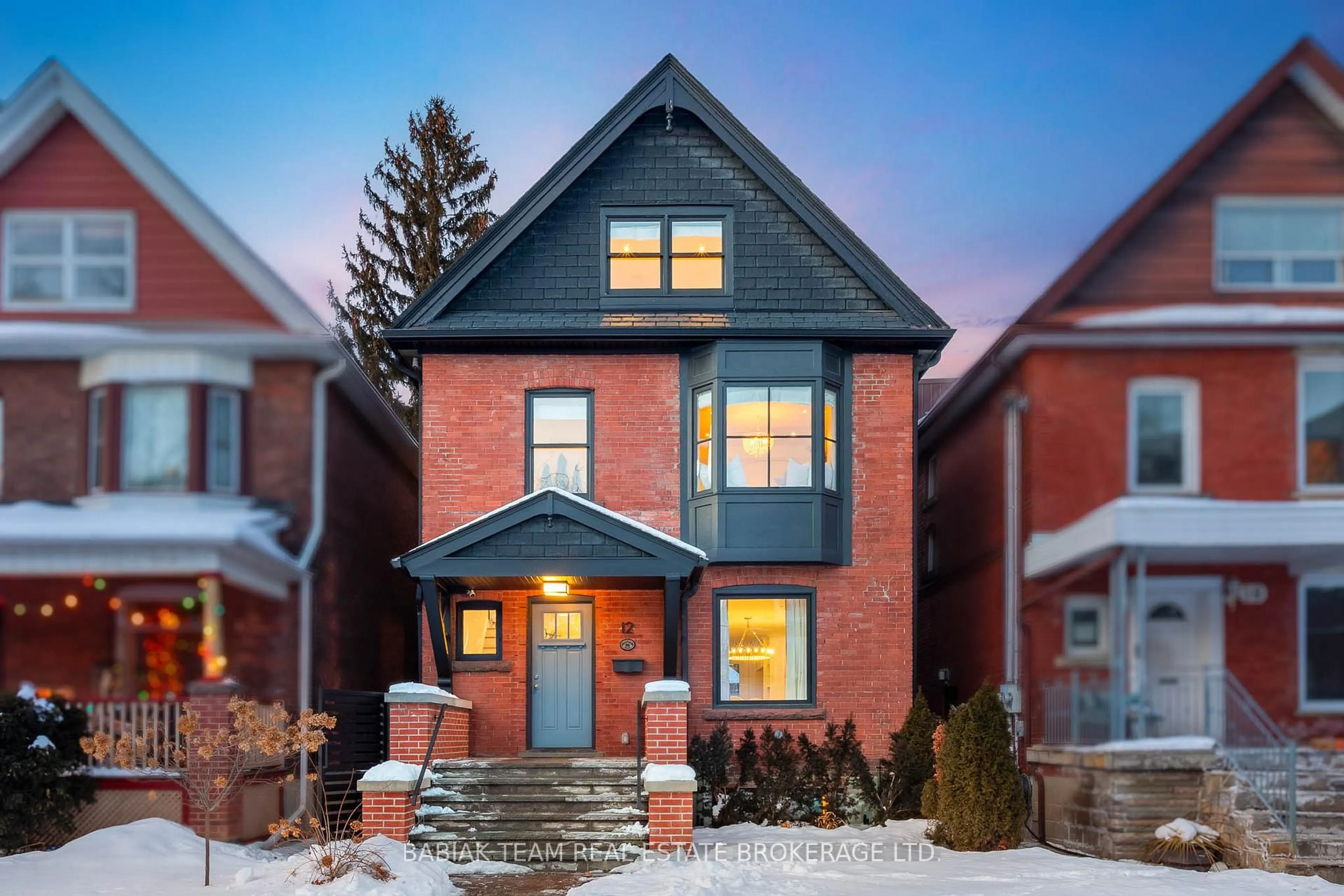 Home with brick exterior material, street for 12 Hewitt Ave, Toronto Ontario M6R 1Y3