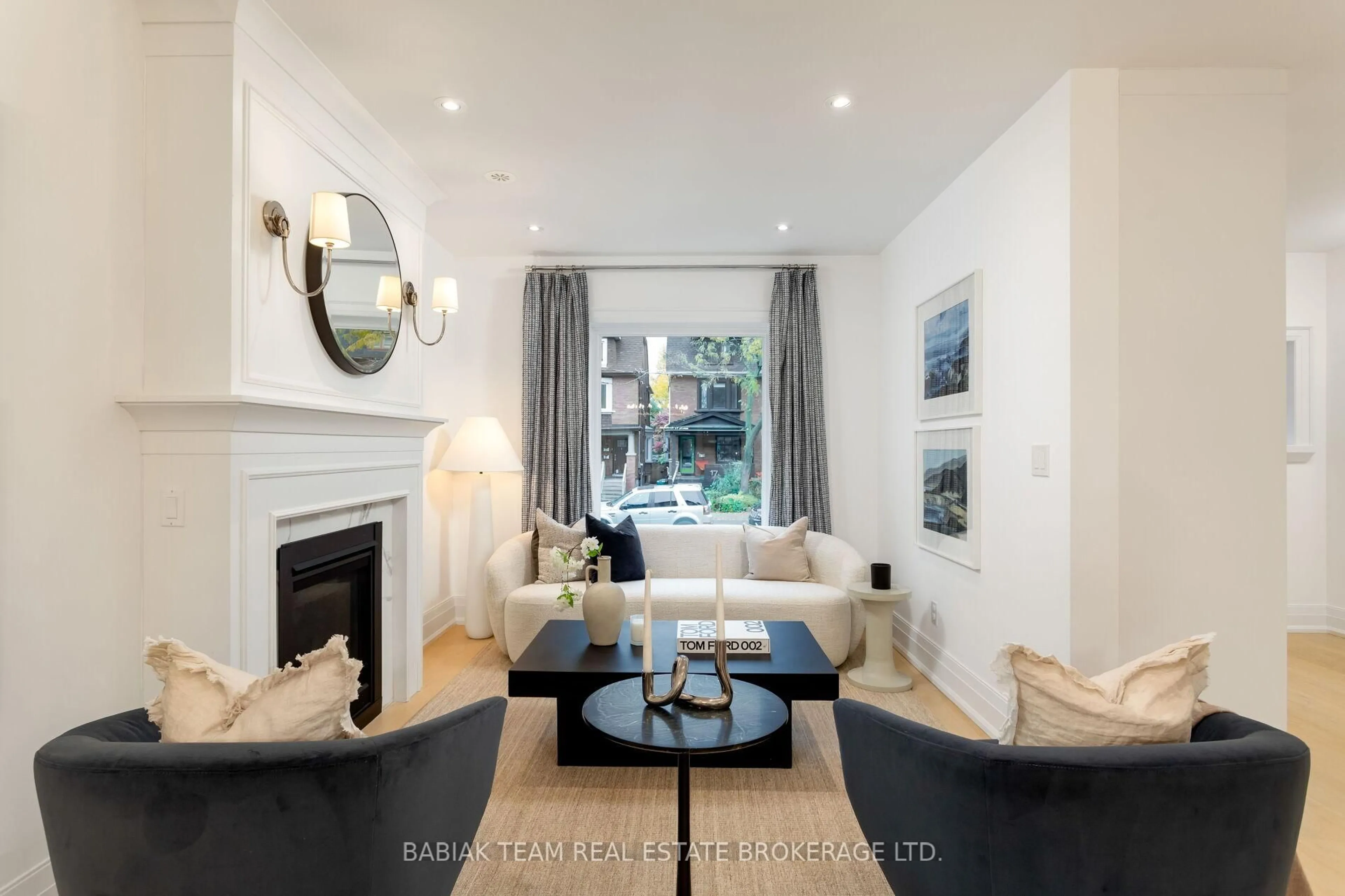 Living room with furniture, unknown for 12 Hewitt Ave, Toronto Ontario M6R 1Y3