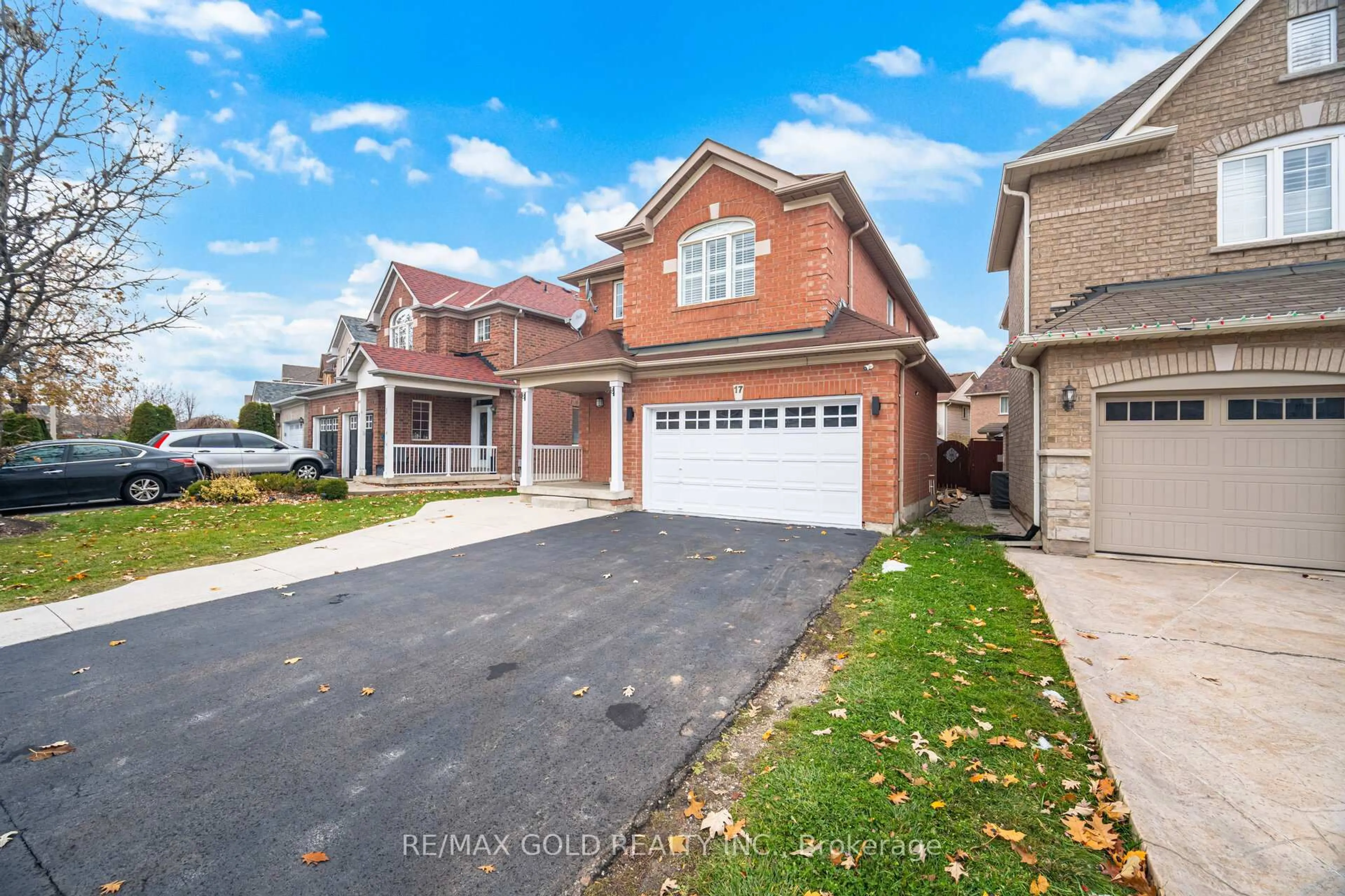 Home with brick exterior material, street for 17 Binder Twine Tr, Brampton Ontario L6X 4R2