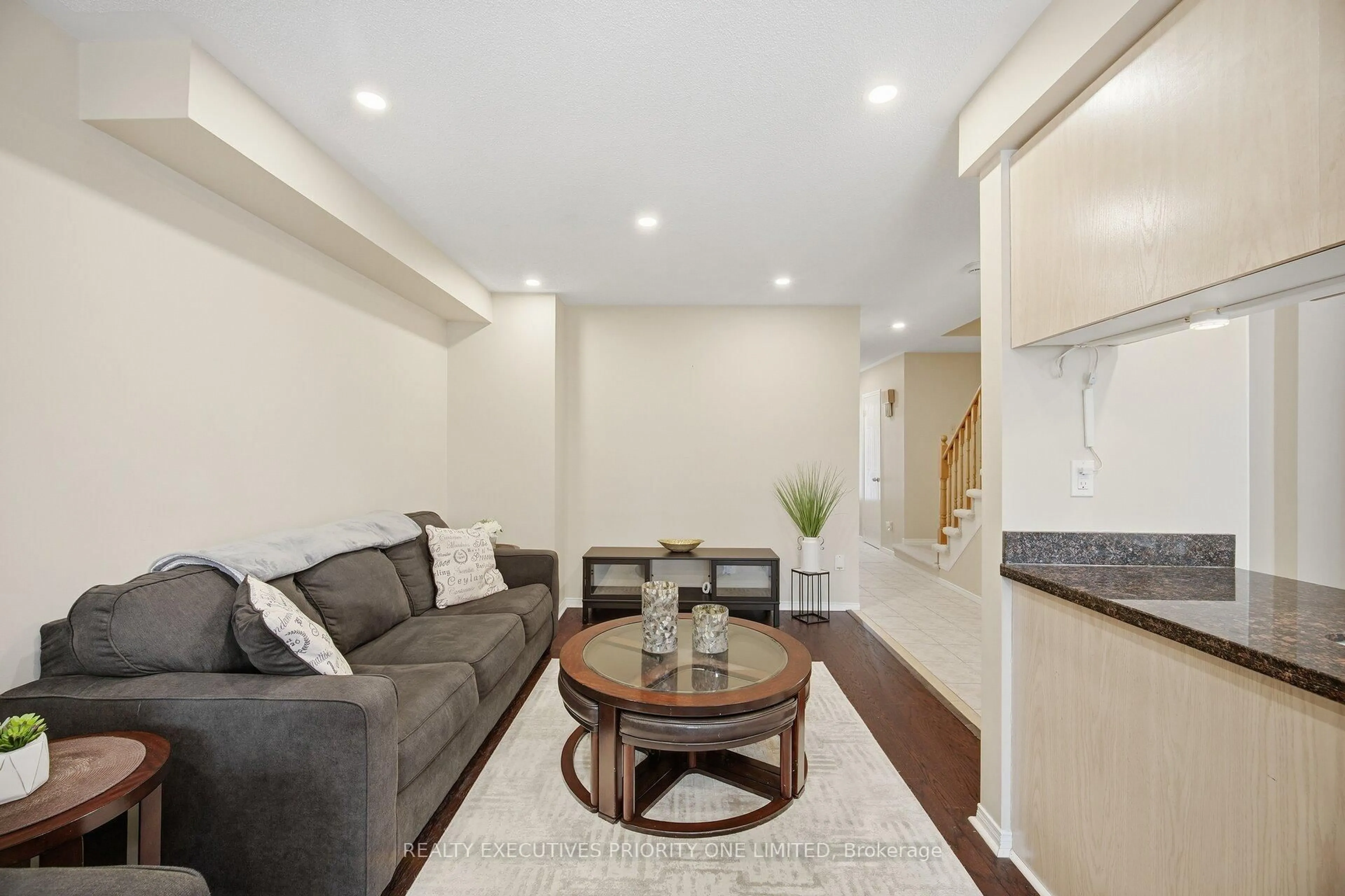 Living room with furniture, unknown for 28 Smith Crt, Caledon Ontario L7E 1R2