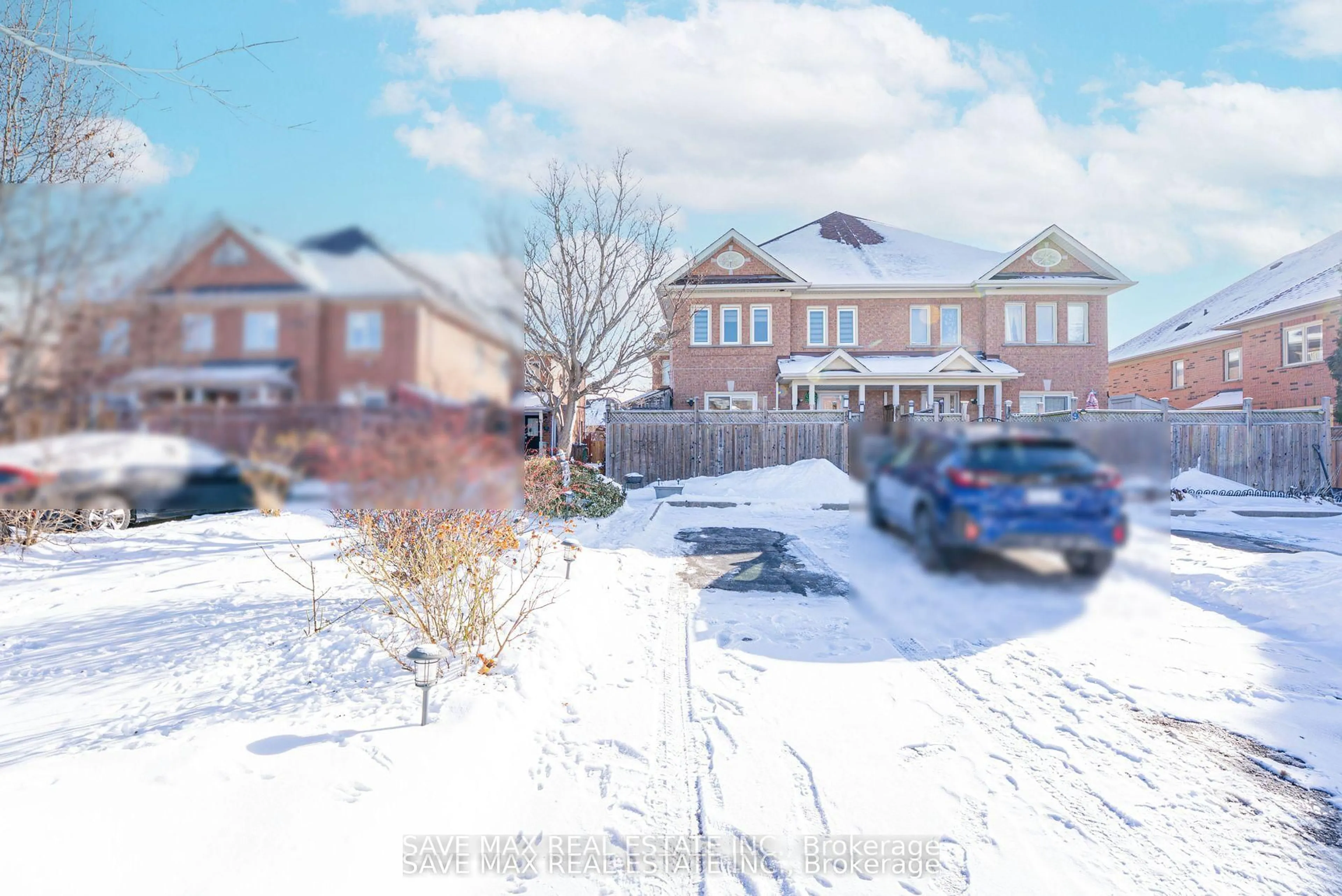 A pic from outside/outdoor area/front of a property/back of a property/a pic from drone, street for 13 Pressed Brick Dr, Brampton Ontario L6V 4K8