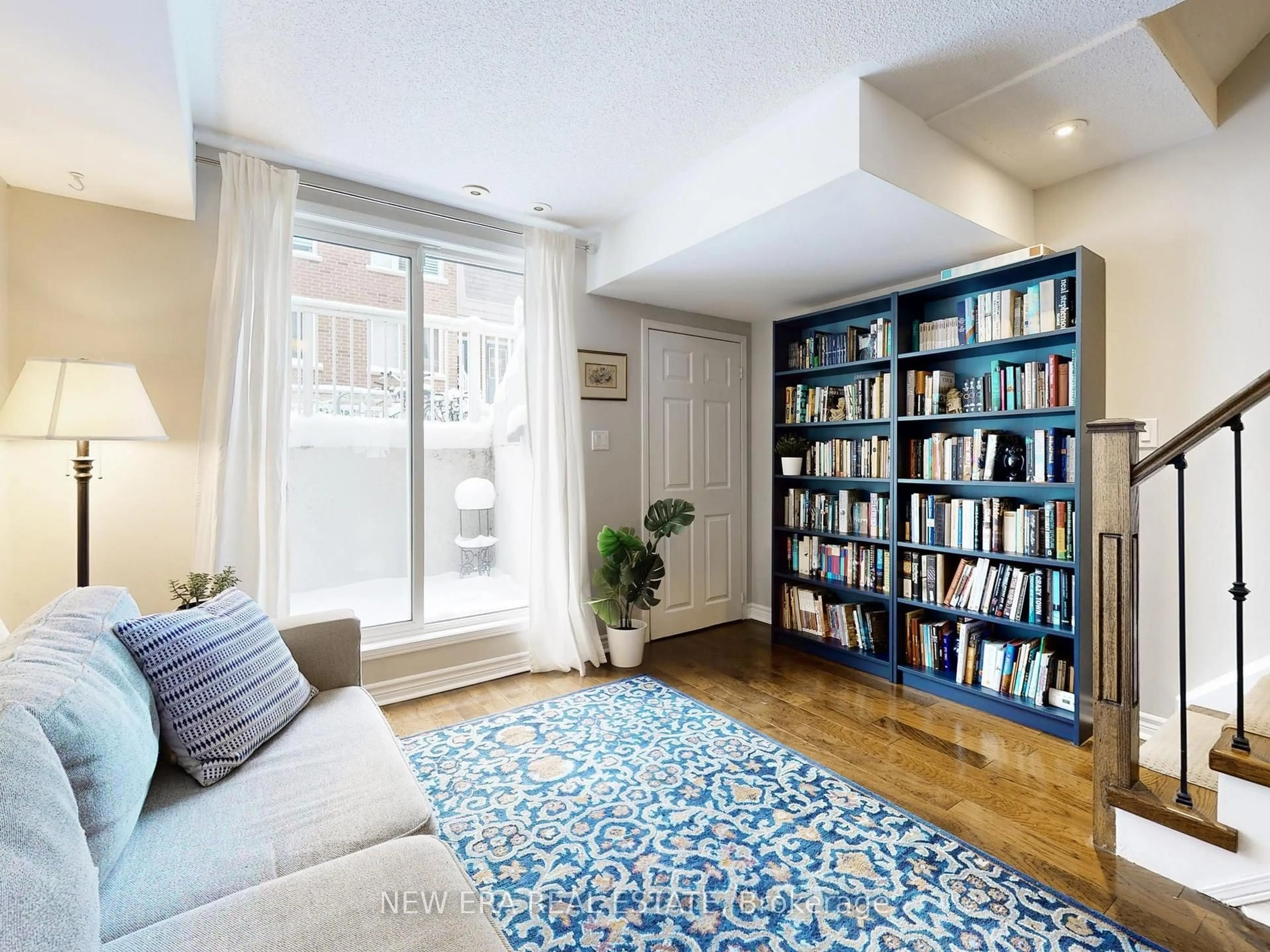 Living room with furniture, unknown for 65 Foundry Ave #77, Toronto Ontario M6H 4K7