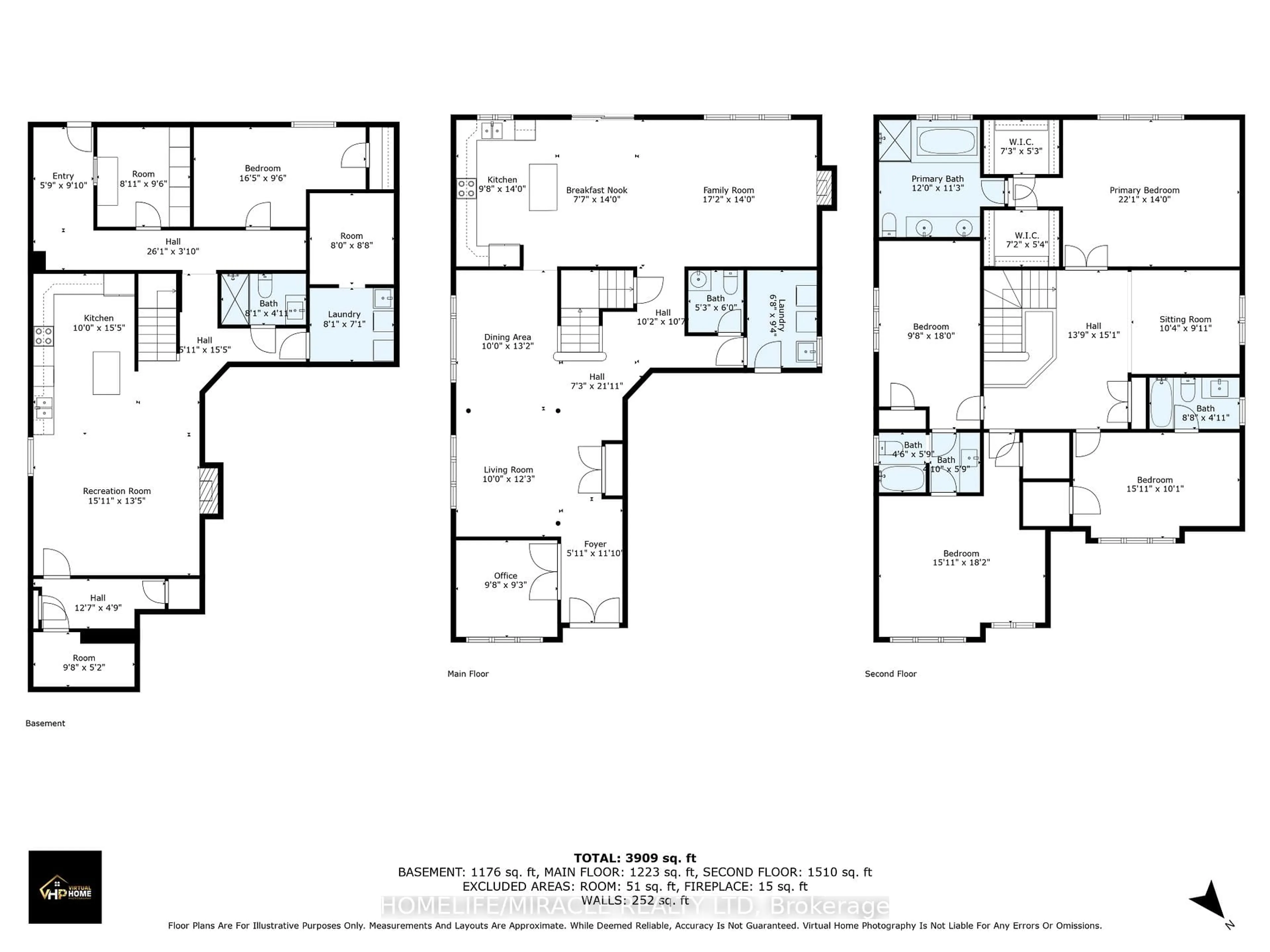 Floor plan for 6 Currant Rd, Brampton Ontario L6P 3G1