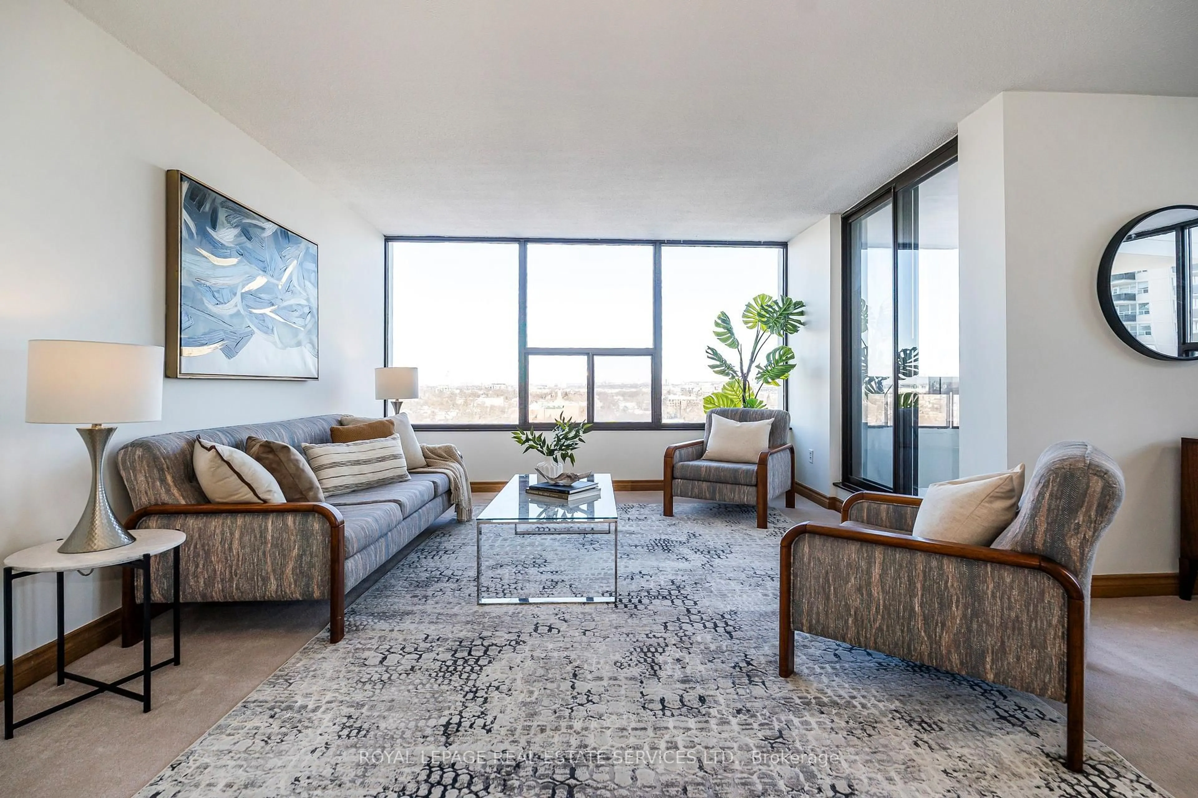 Living room with furniture, unknown for 100 Quebec Ave #1511, Toronto Ontario M6P 4B8