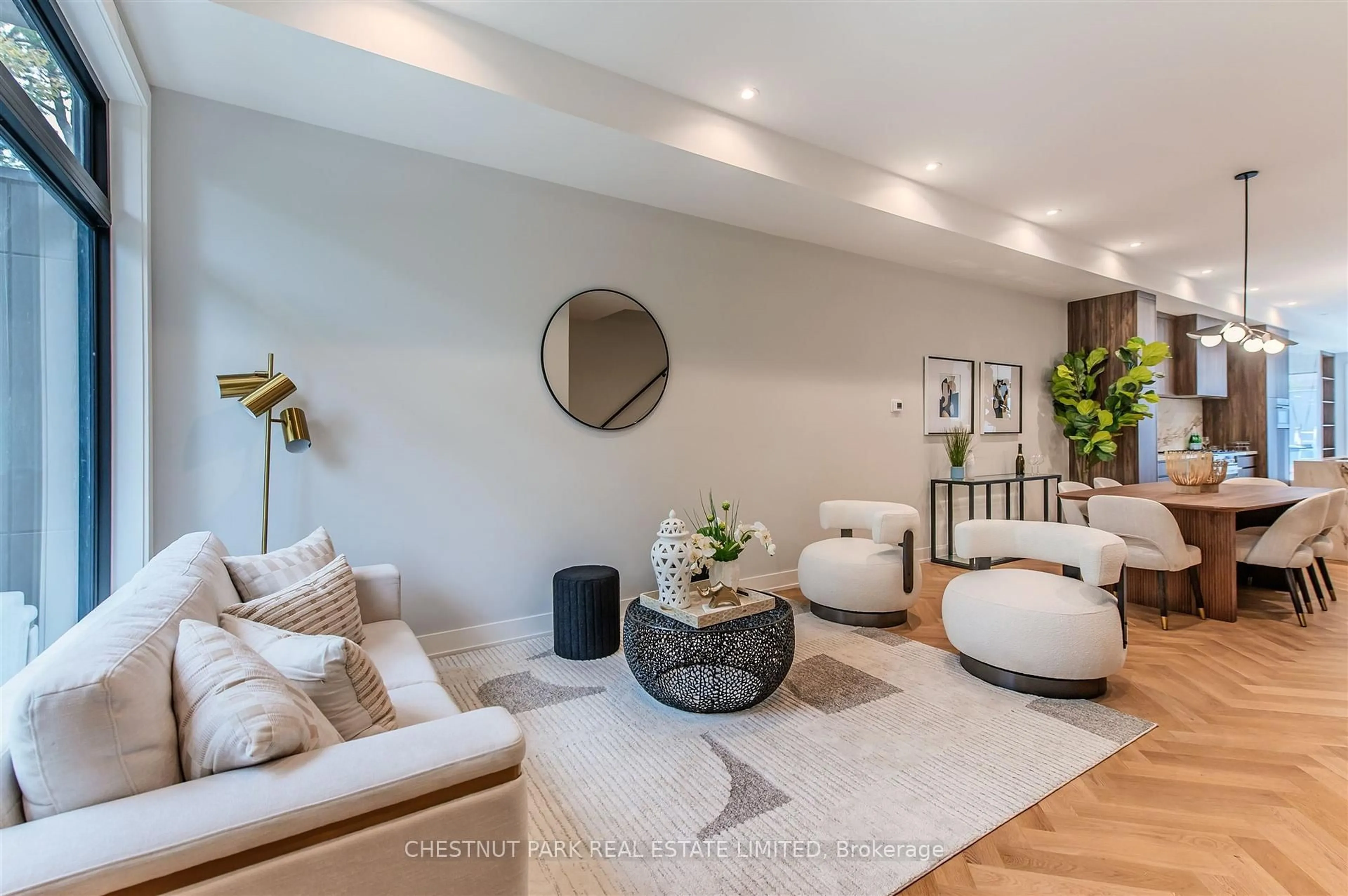 Living room with furniture, unknown for 222A Pearson Ave, Toronto Ontario M6R 1G7