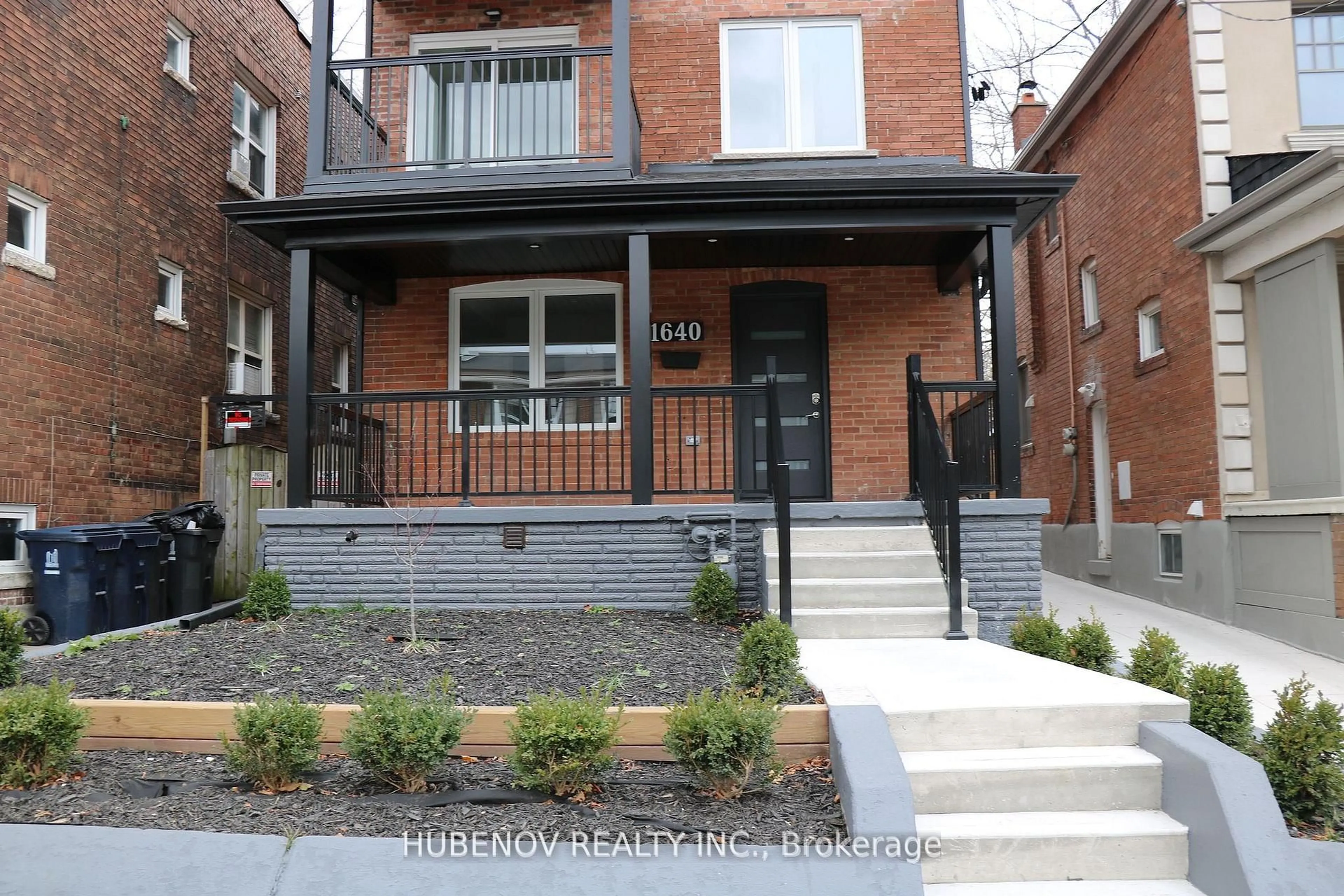Home with brick exterior material, street for 1640 Dufferin St, Toronto Ontario M6H 3L8