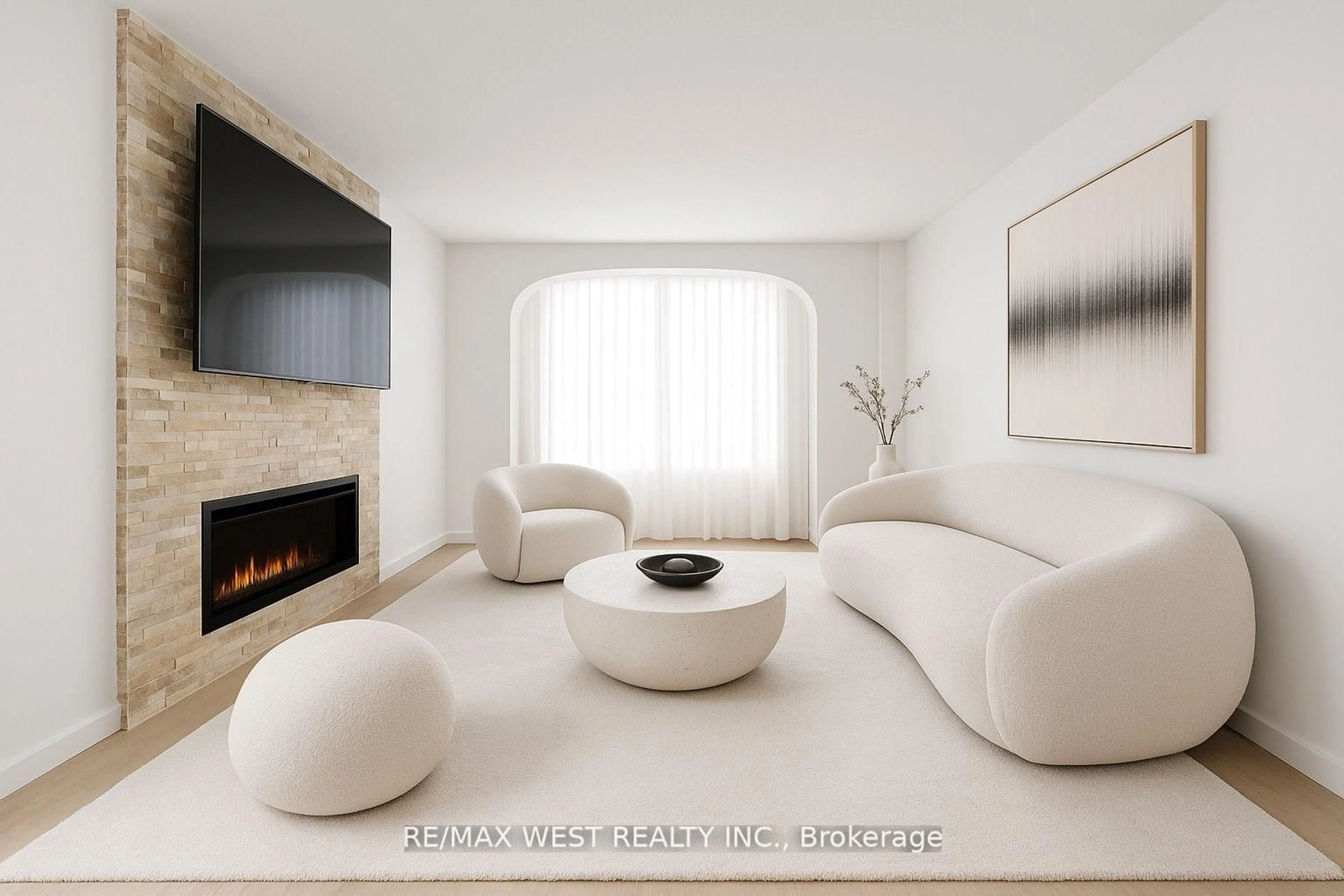 Living room with furniture, unknown for 370 Dixon Rd #1416, Toronto Ontario M9R 1T2