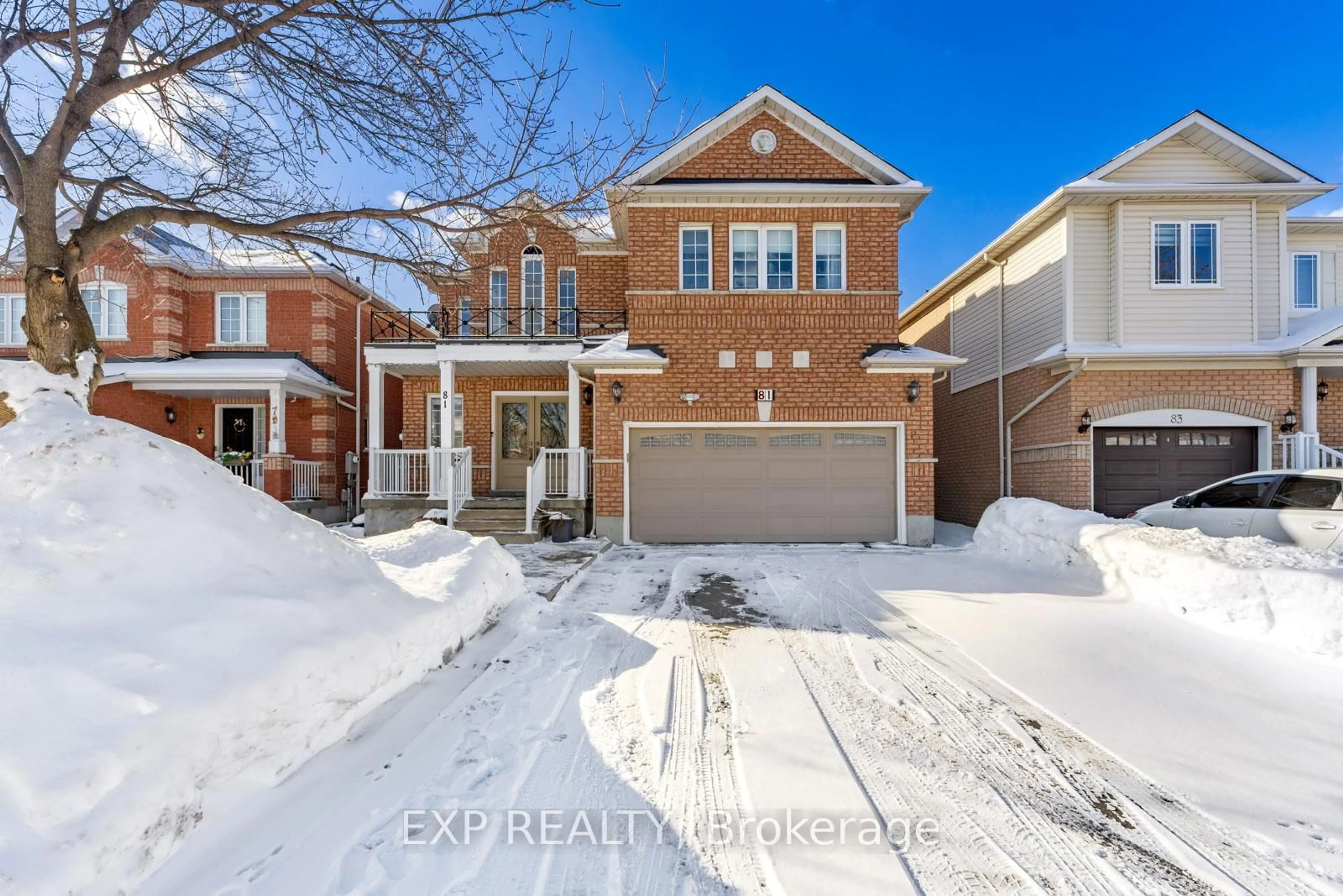 Home with brick exterior material, street for 81 Farthingale Cres, Brampton Ontario L7A 1W7