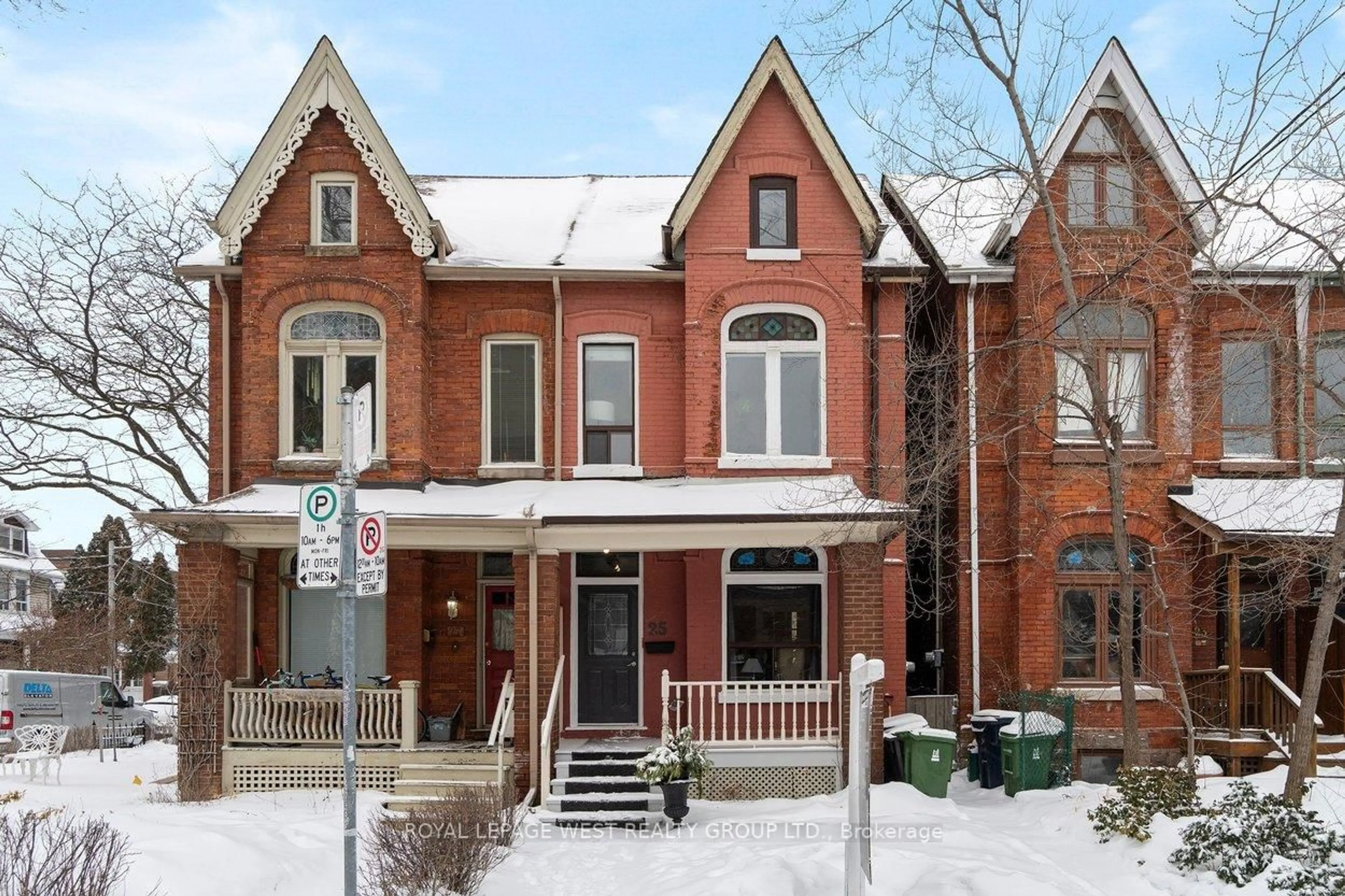 Home with brick exterior material, street for 25 Westmoreland Ave, Toronto Ontario M6H 2Z6