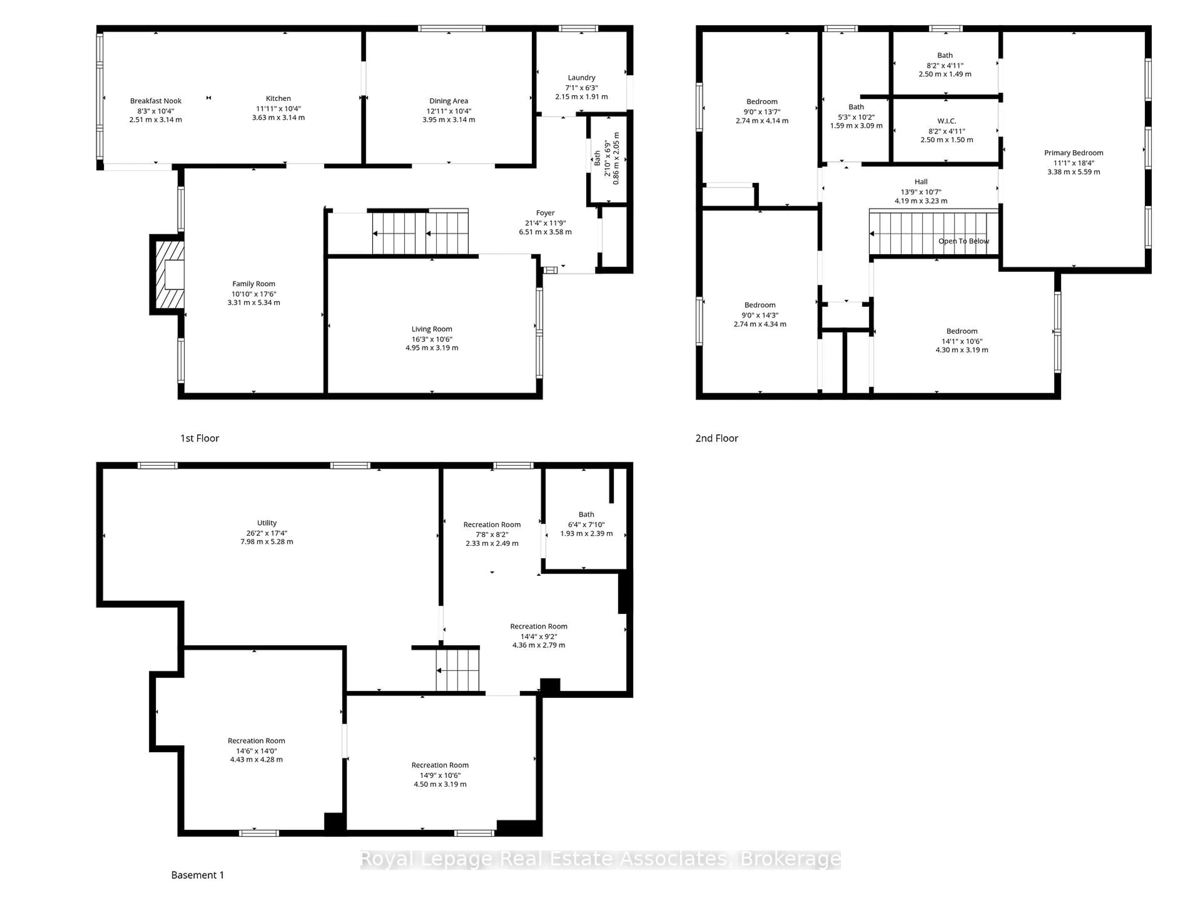 Floor plan for 20 Jeremy Pl, Brampton Ontario L6S 5K6