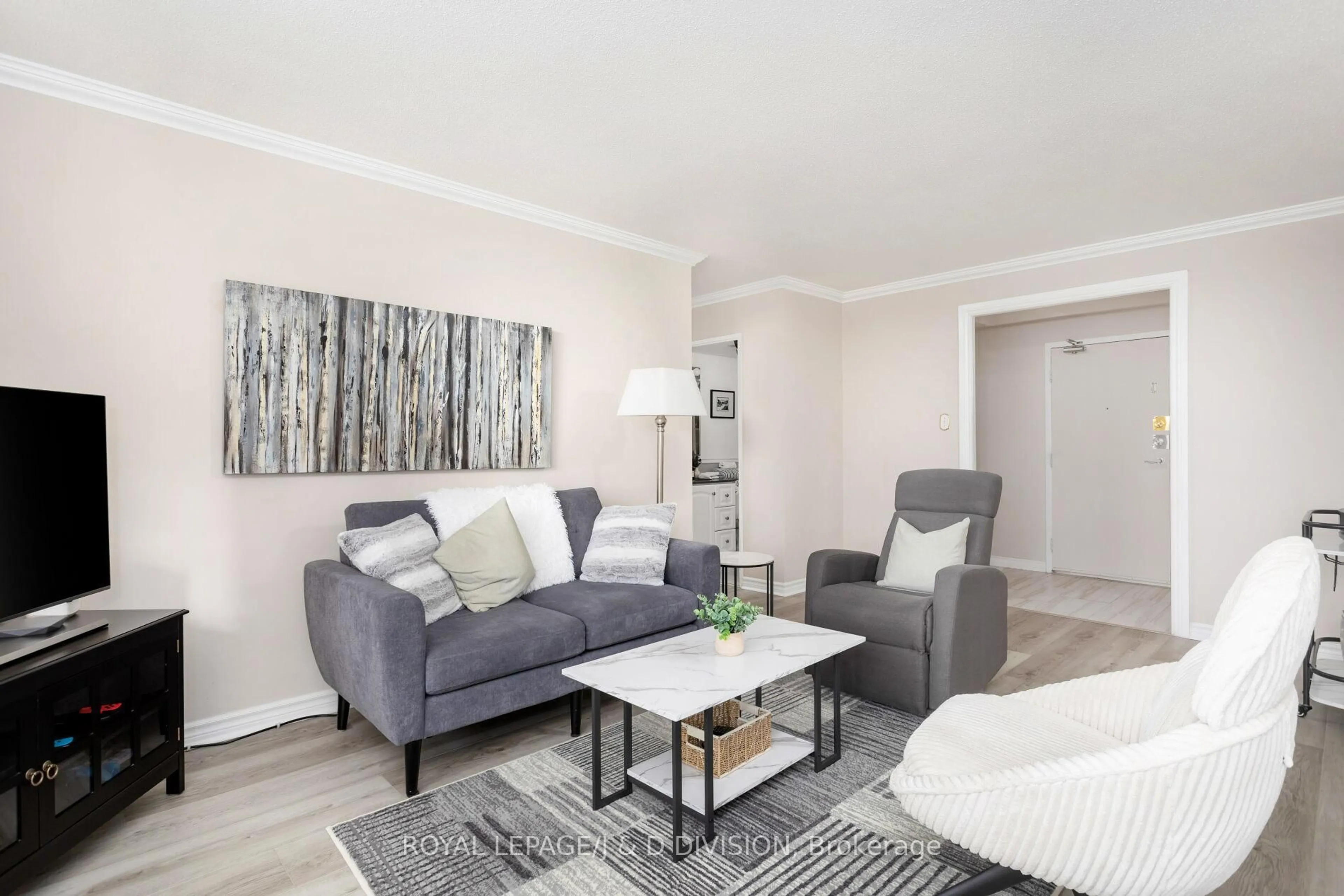 Living room with furniture, unknown for 155 Marlee Ave #306, Toronto Ontario M6B 4B5