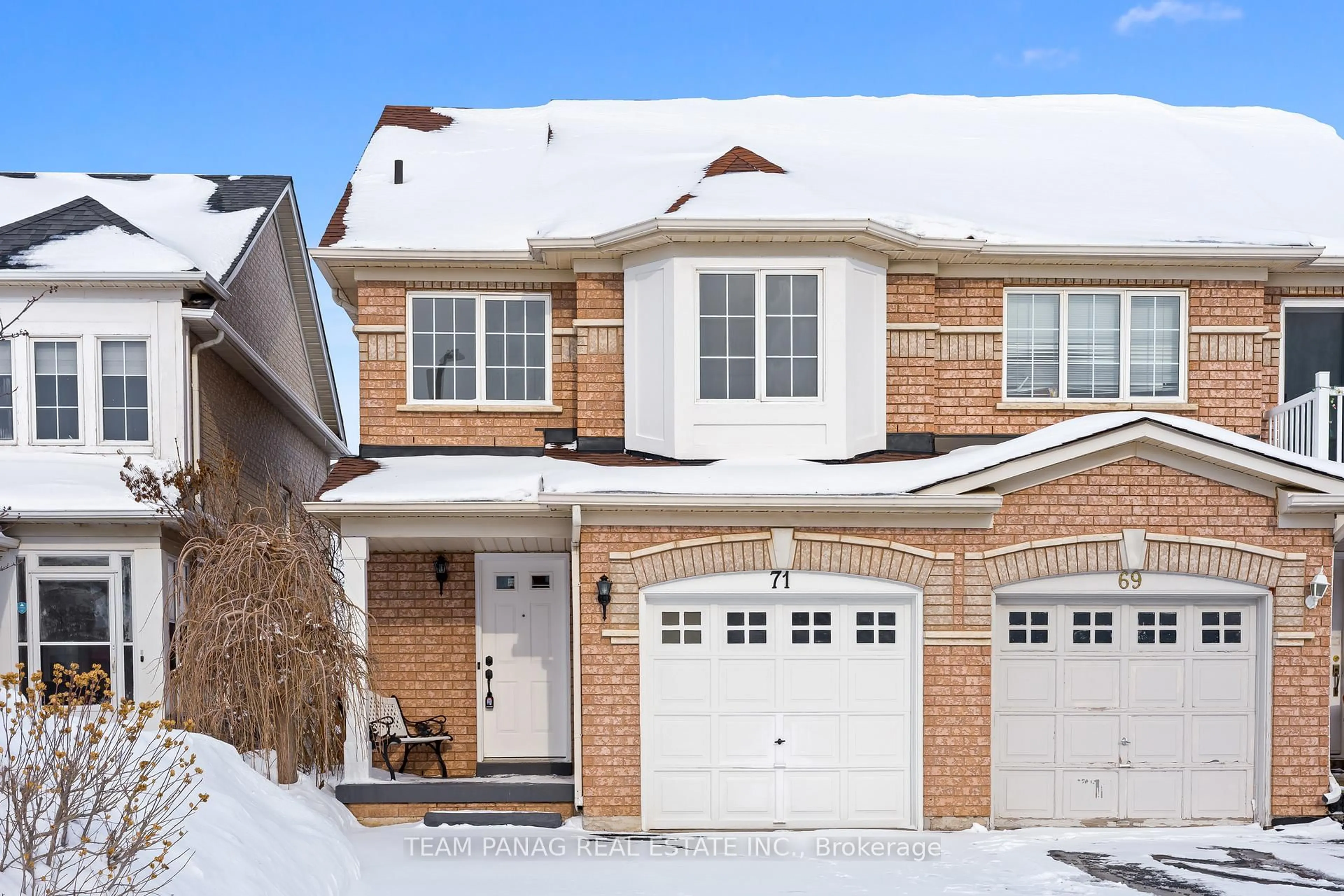 Home with brick exterior material, street for 71 Tiller Tr, Brampton Ontario L6X 4S6