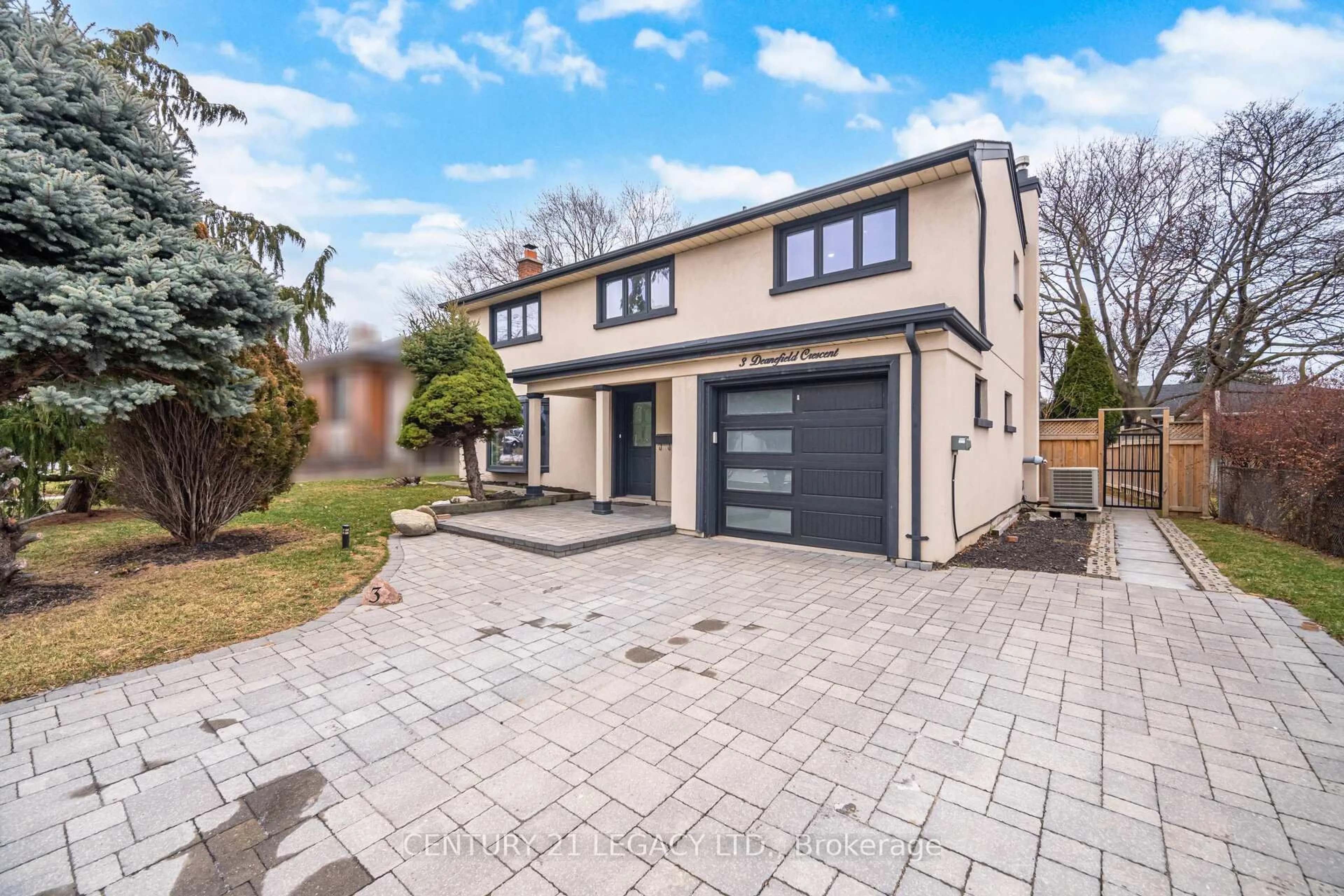 Home with brick exterior material, street for 3 Deanefield Cres, Toronto Ontario M9B 3B2