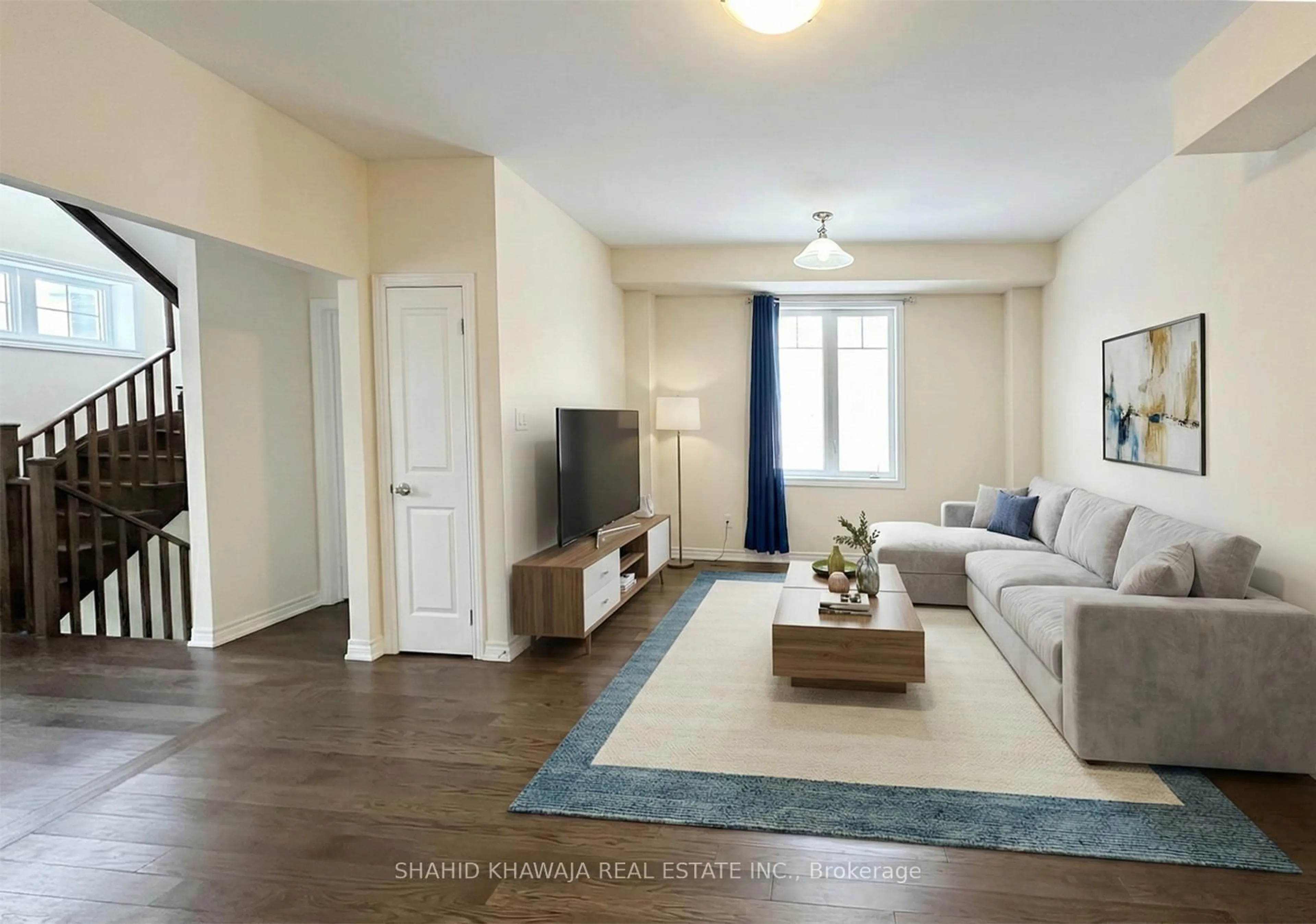 Living room with furniture, unknown for 68 Hashmi Pl, Brampton Ontario L6Y 6J9