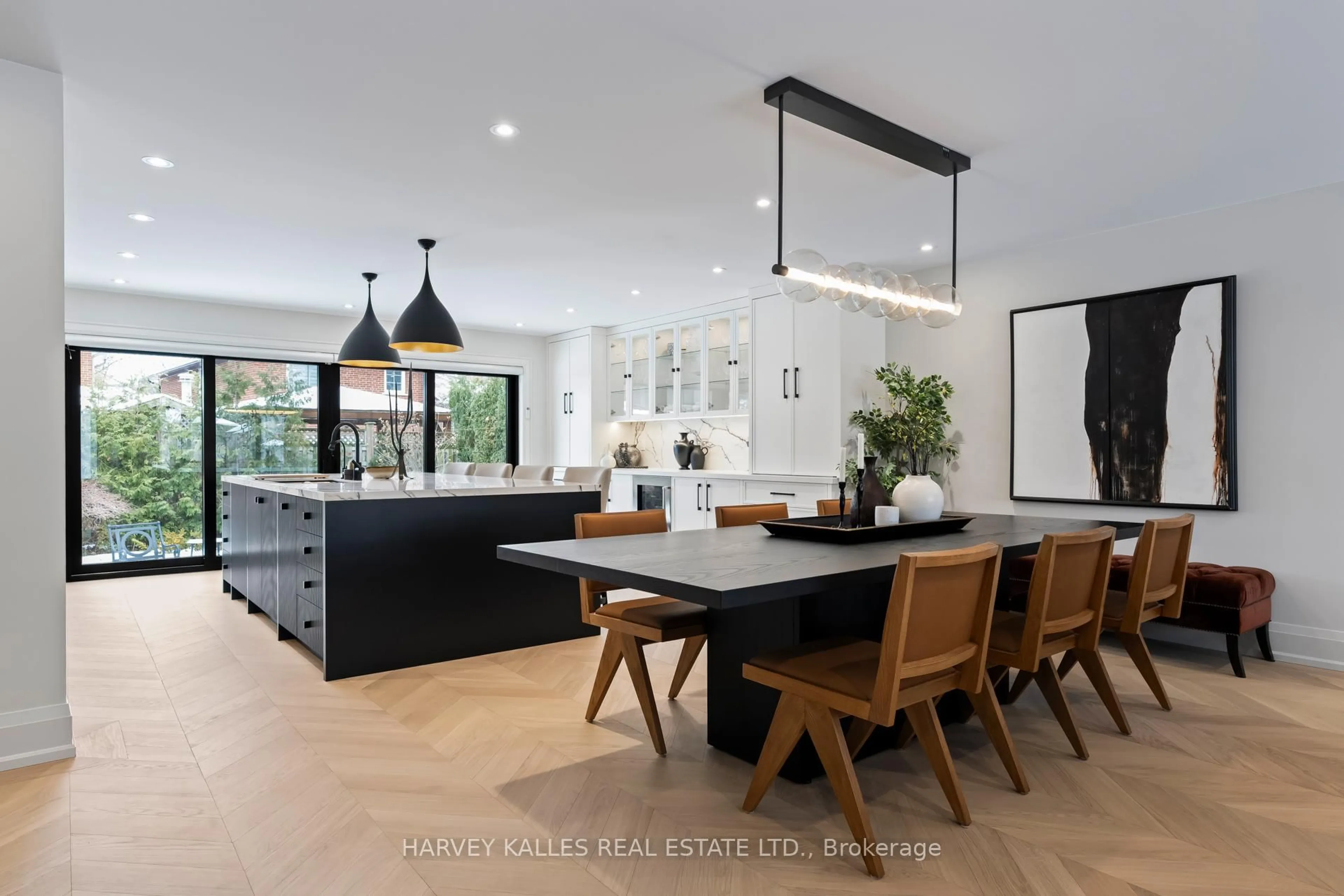 Open concept kitchen, unknown for 45 Pettit Dr, Toronto Ontario M9R 2W6