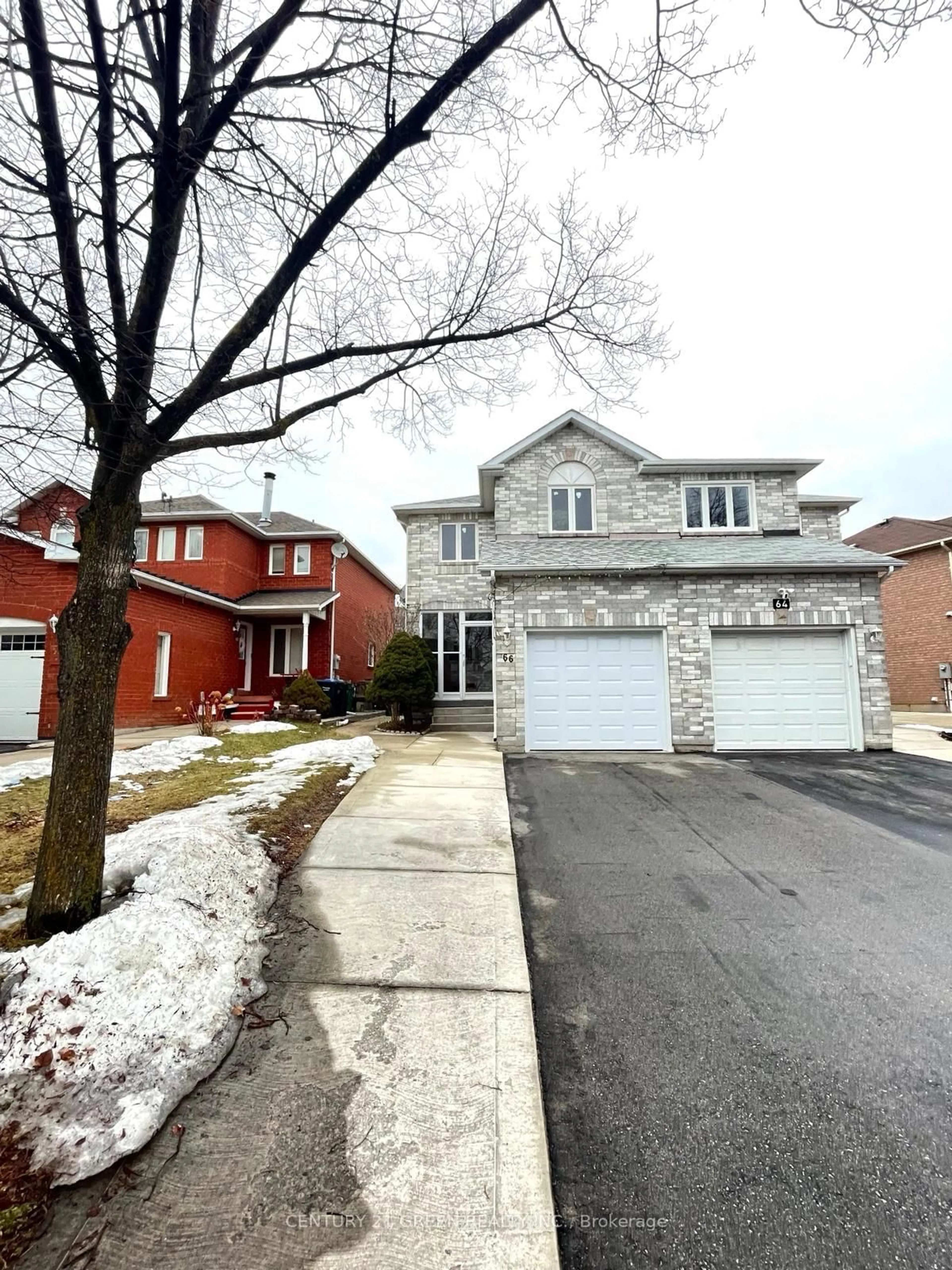 Home with brick exterior material, street for 66 Millstone Dr, Brampton Ontario L6Y 4P8