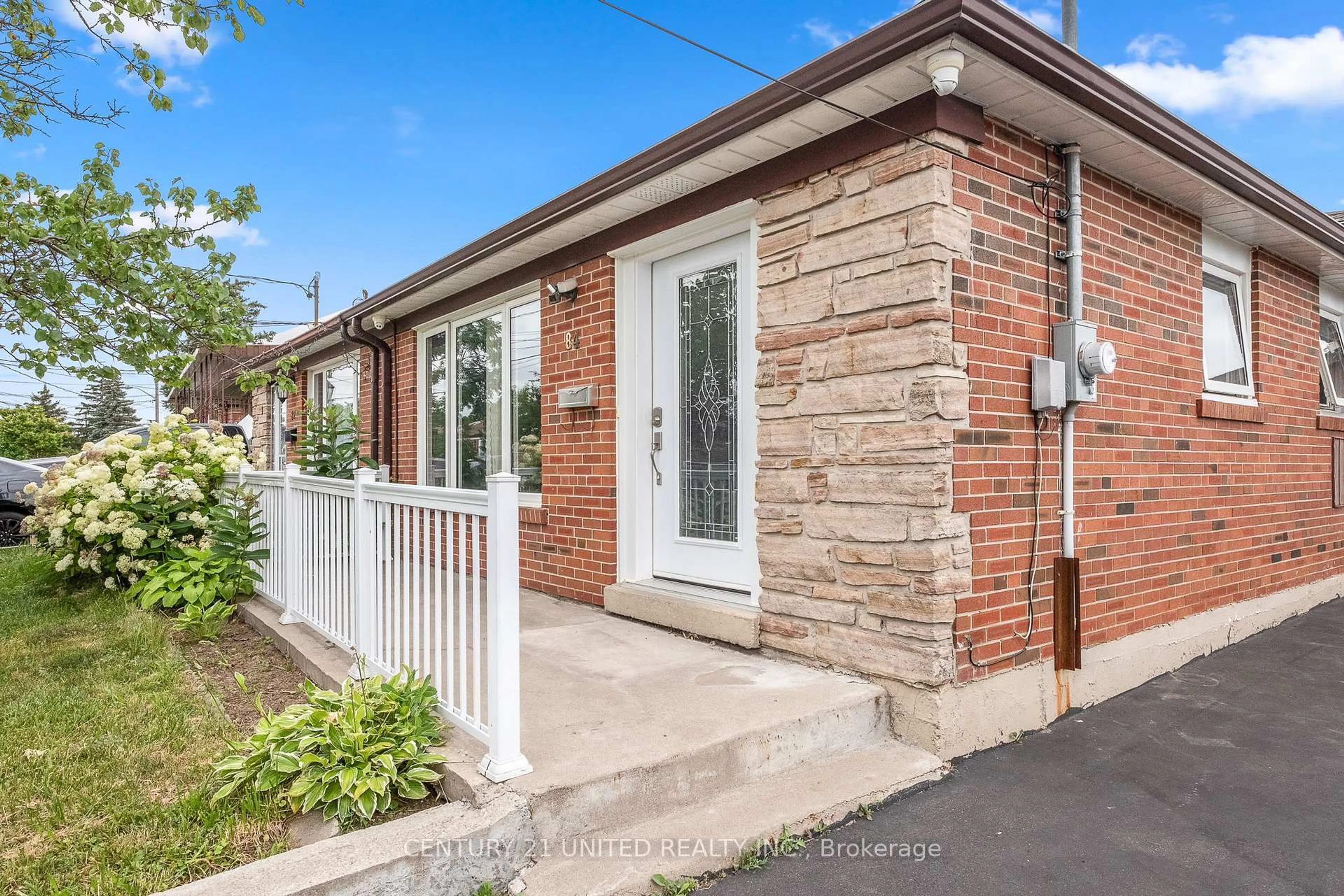 Home with brick exterior material, street for 84 Goldsboro Rd, Toronto Ontario M9L 1A7
