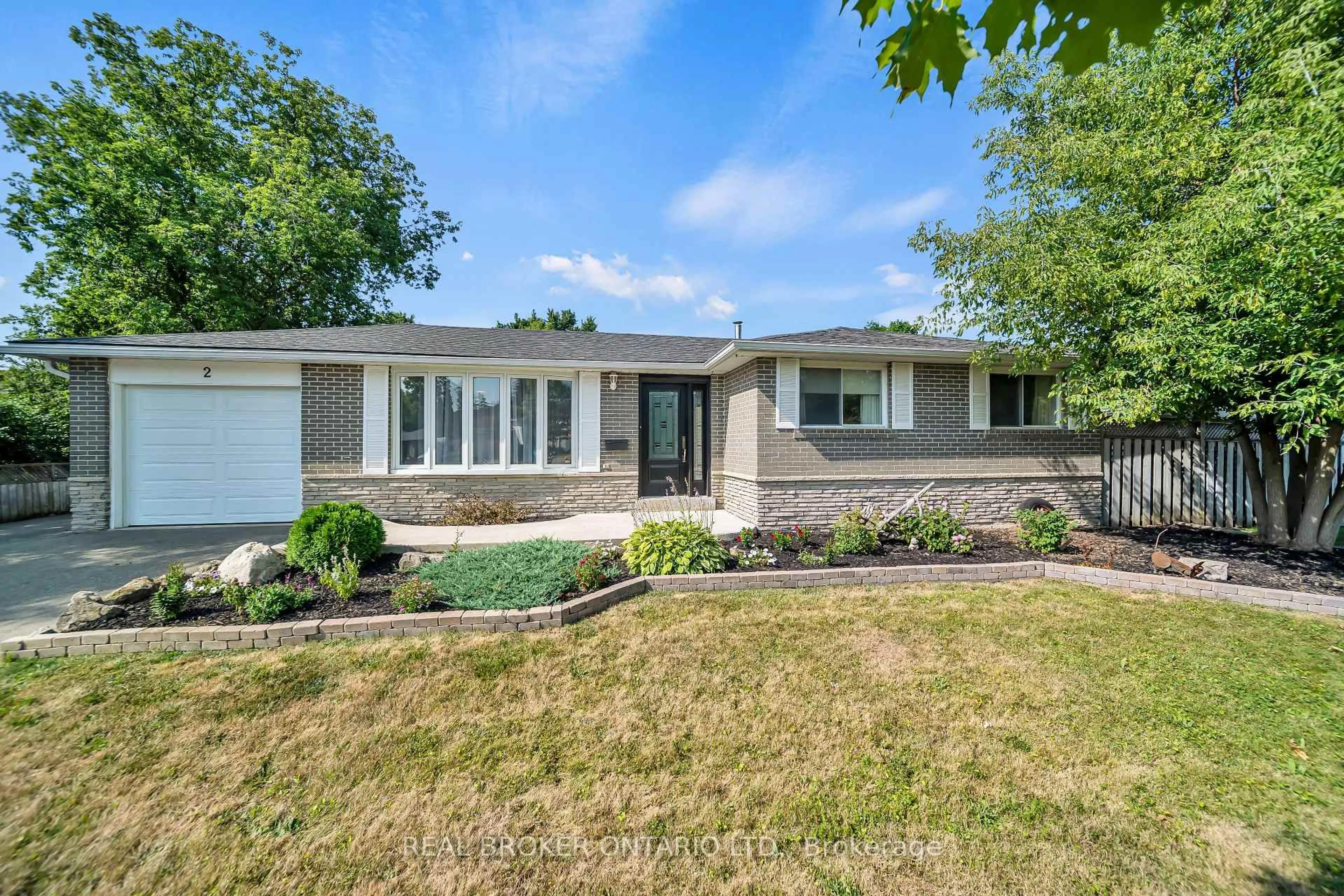 Home with vinyl exterior material, street for 2 Edelwild Dr, Orangeville Ontario L9W 2Y5