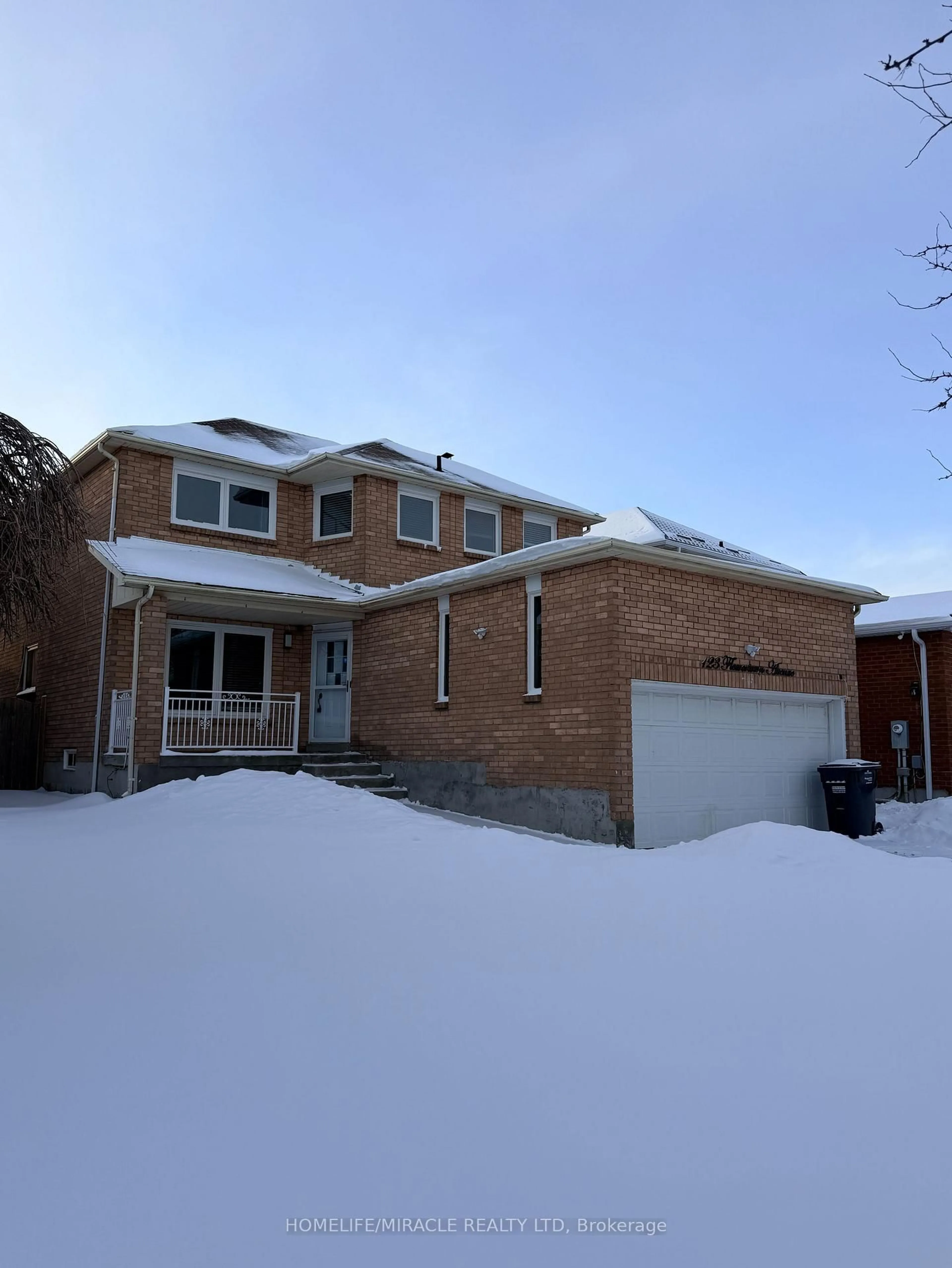 Home with brick exterior material, street for 123 Flowertown Ave, Brampton Ontario L6X 3Y7