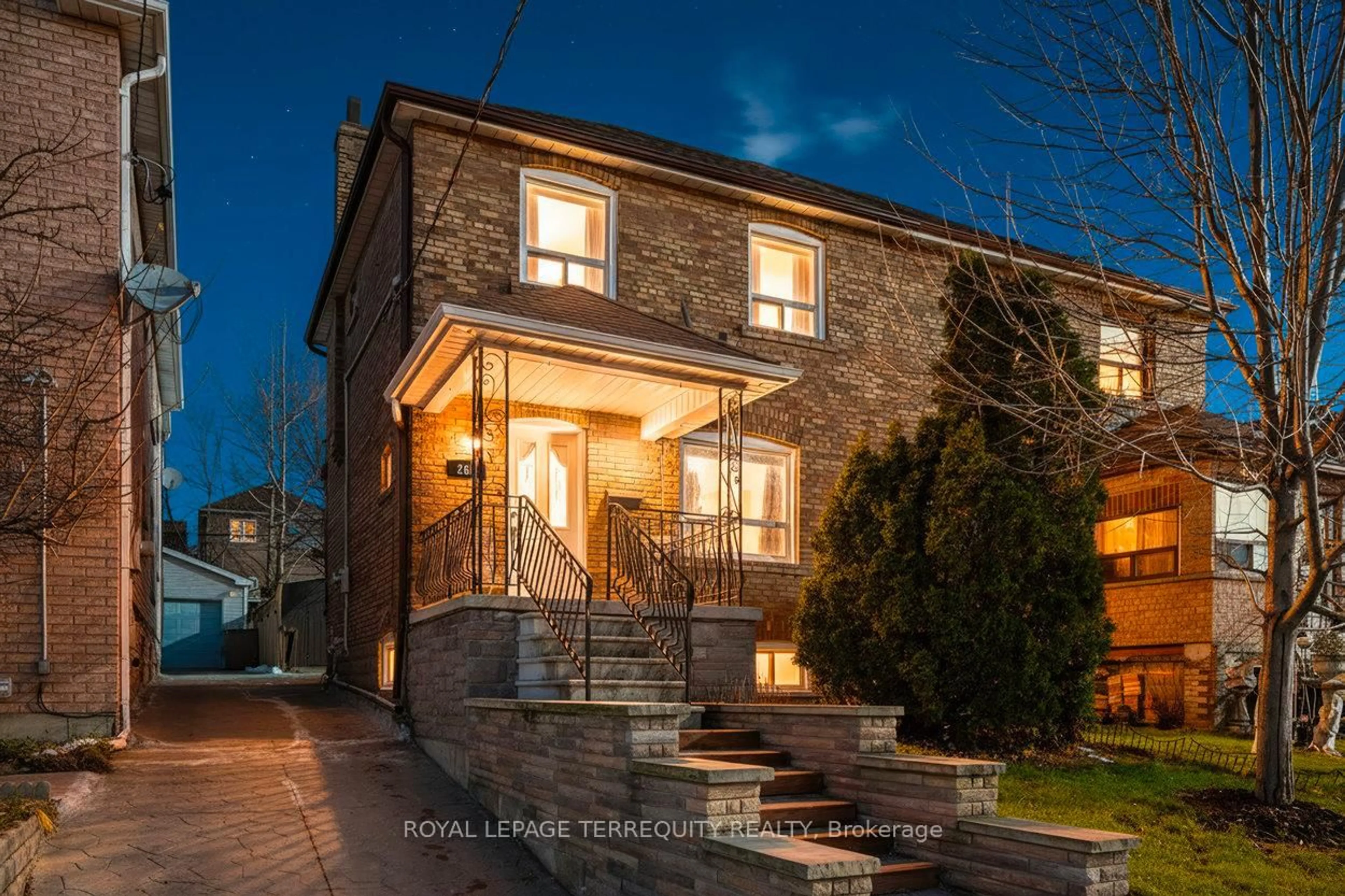 Home with brick exterior material, street for 261 Blackthorn Ave, Toronto Ontario M6N 3H7