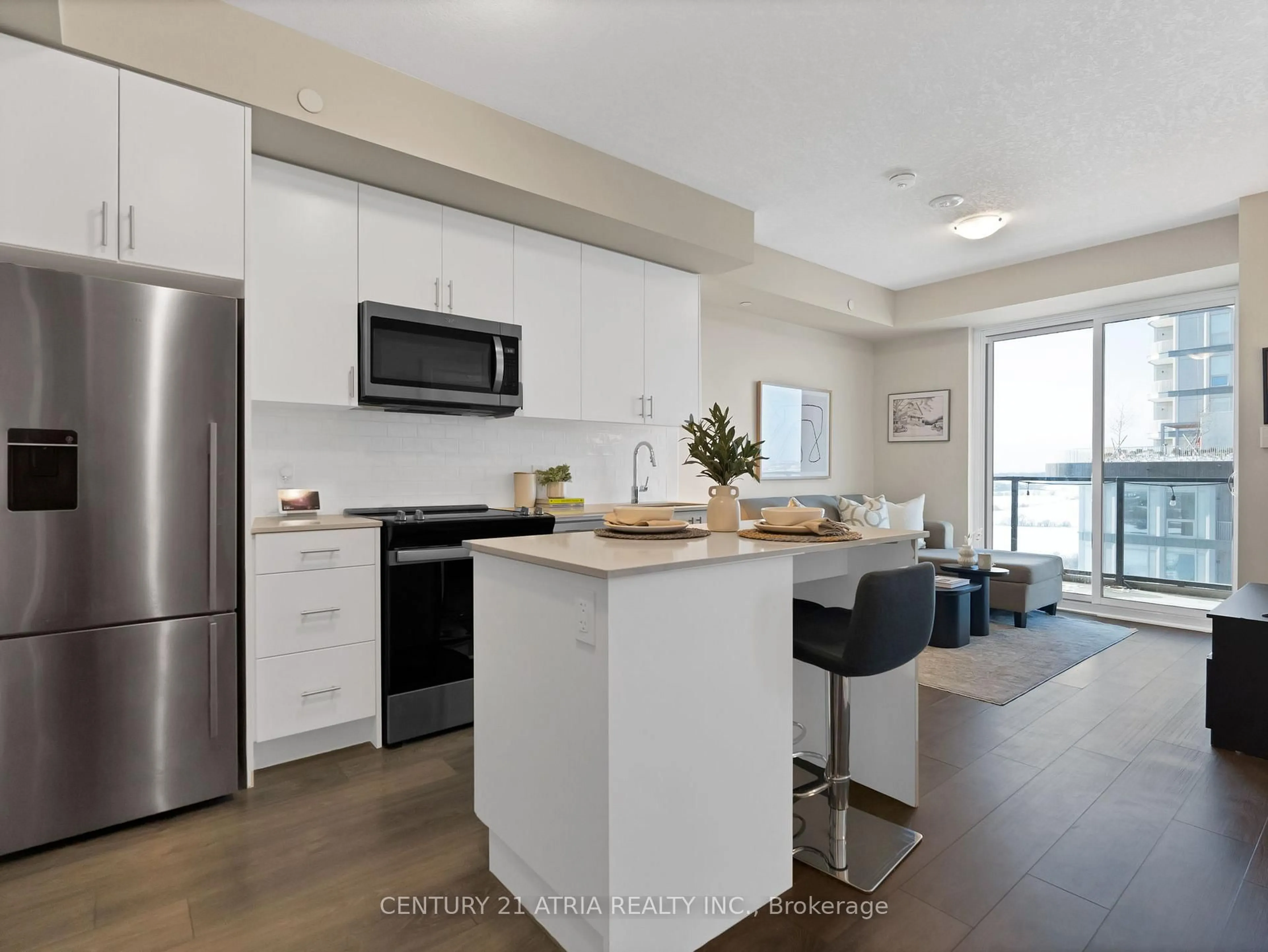 Open concept kitchen, unknown for 3220 William Coltson Ave #1304, Oakville Ontario L6H 7X9
