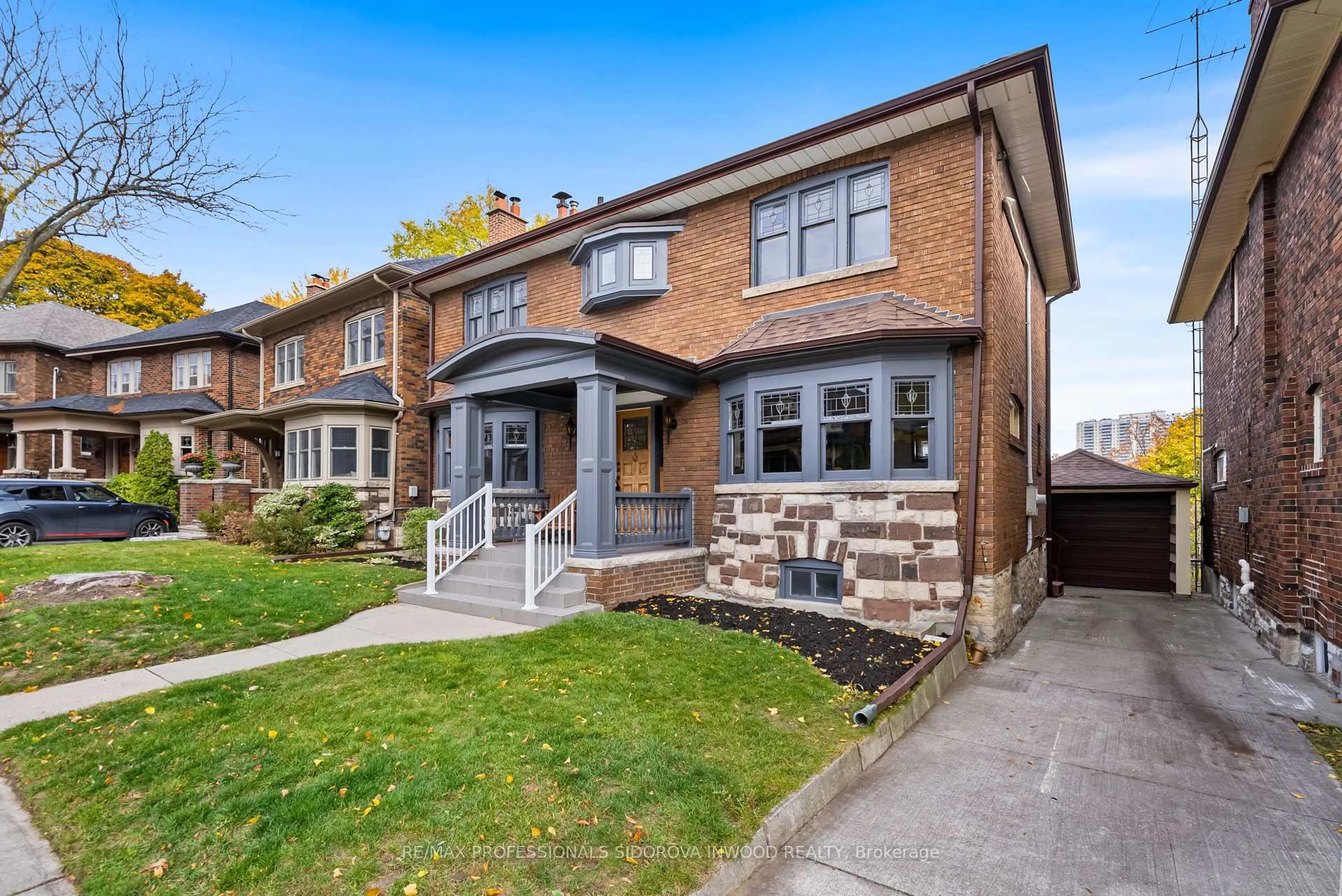Home with brick exterior material, street for 53 Kennedy Park Rd, Toronto Ontario M6P 3H2