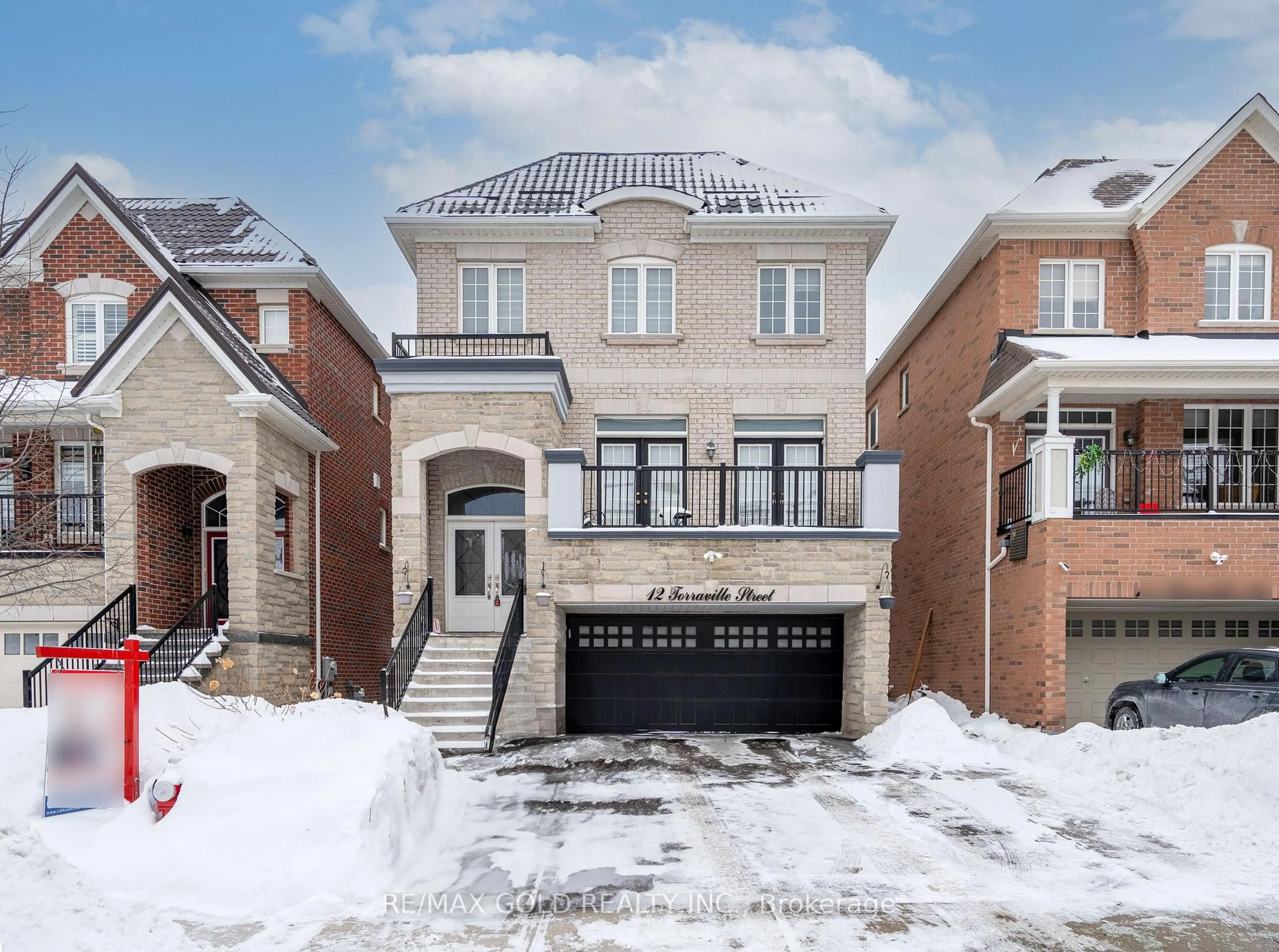 Home with brick exterior material, street for 12 Torraville St, Brampton Ontario L6R 0Y5